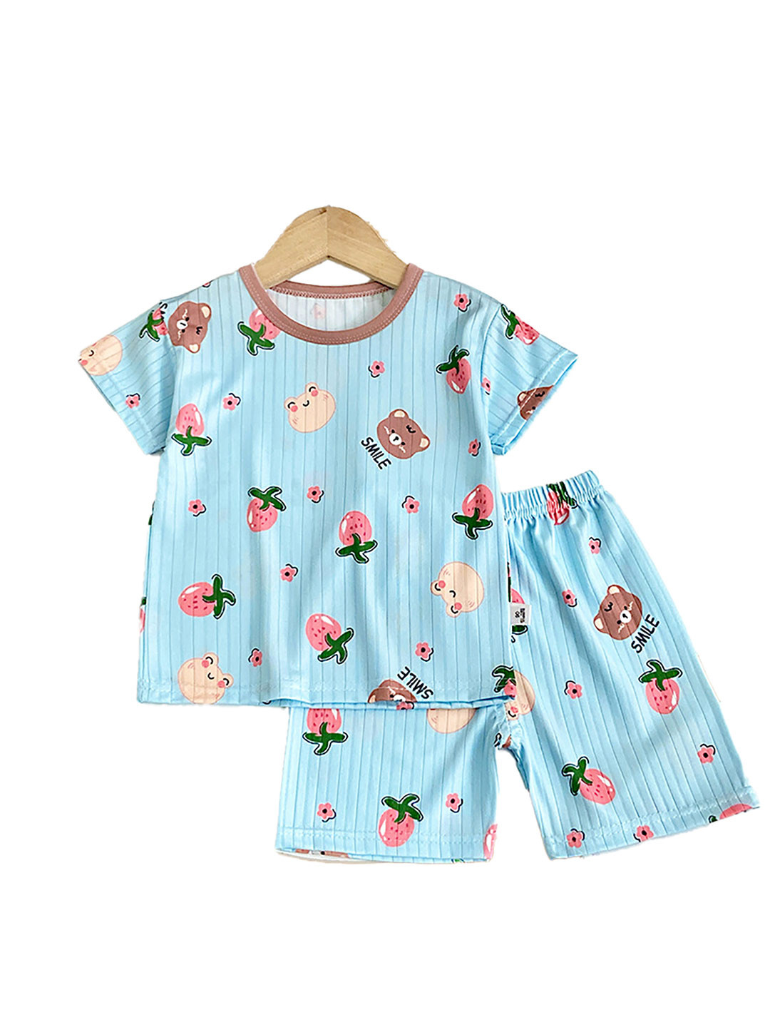 

StyleCast x Revolte Boys Printed Top with Short, Blue