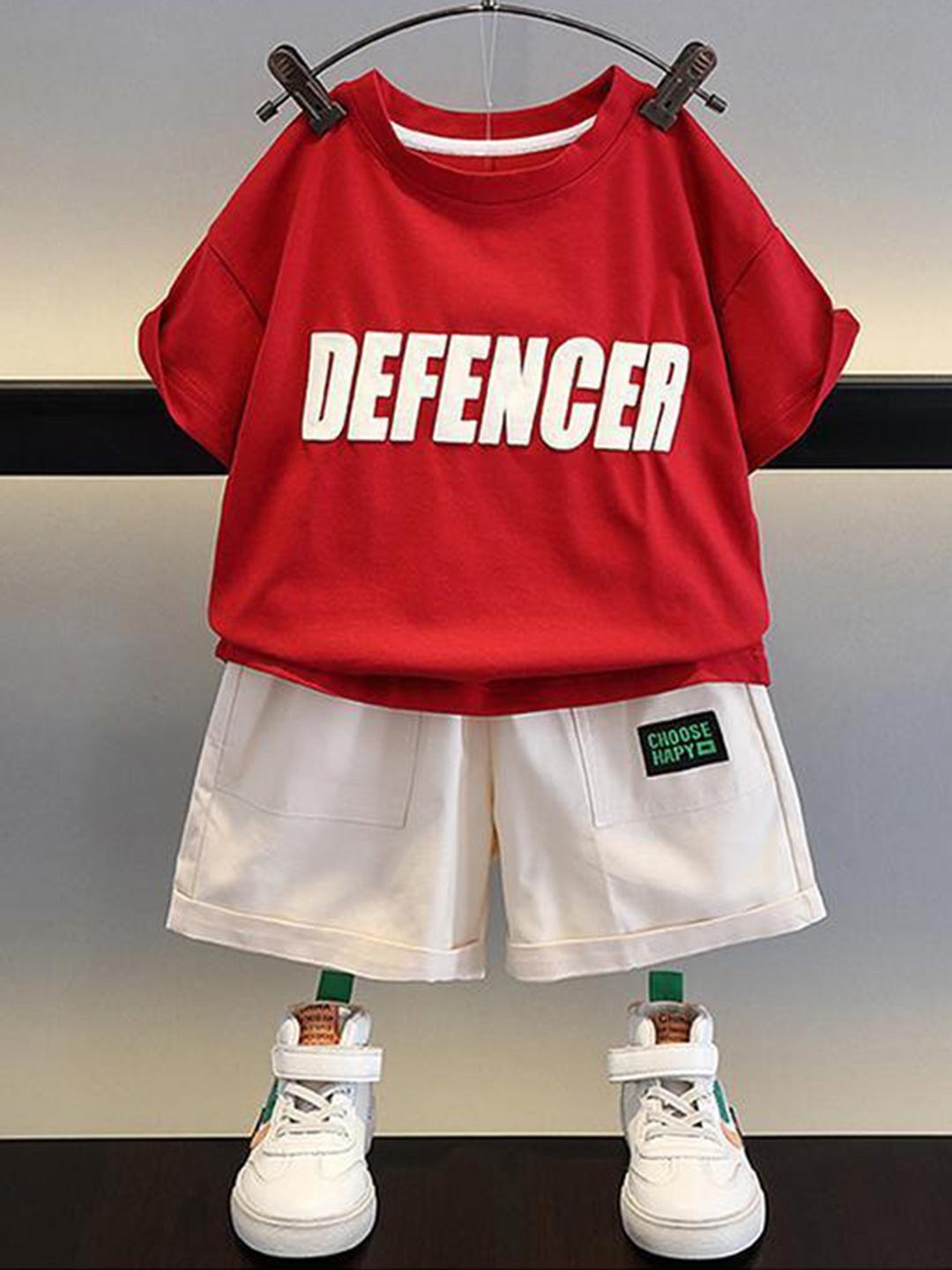 

StyleCast x Revolte Boys Printed T-shirt With Shorts, Red