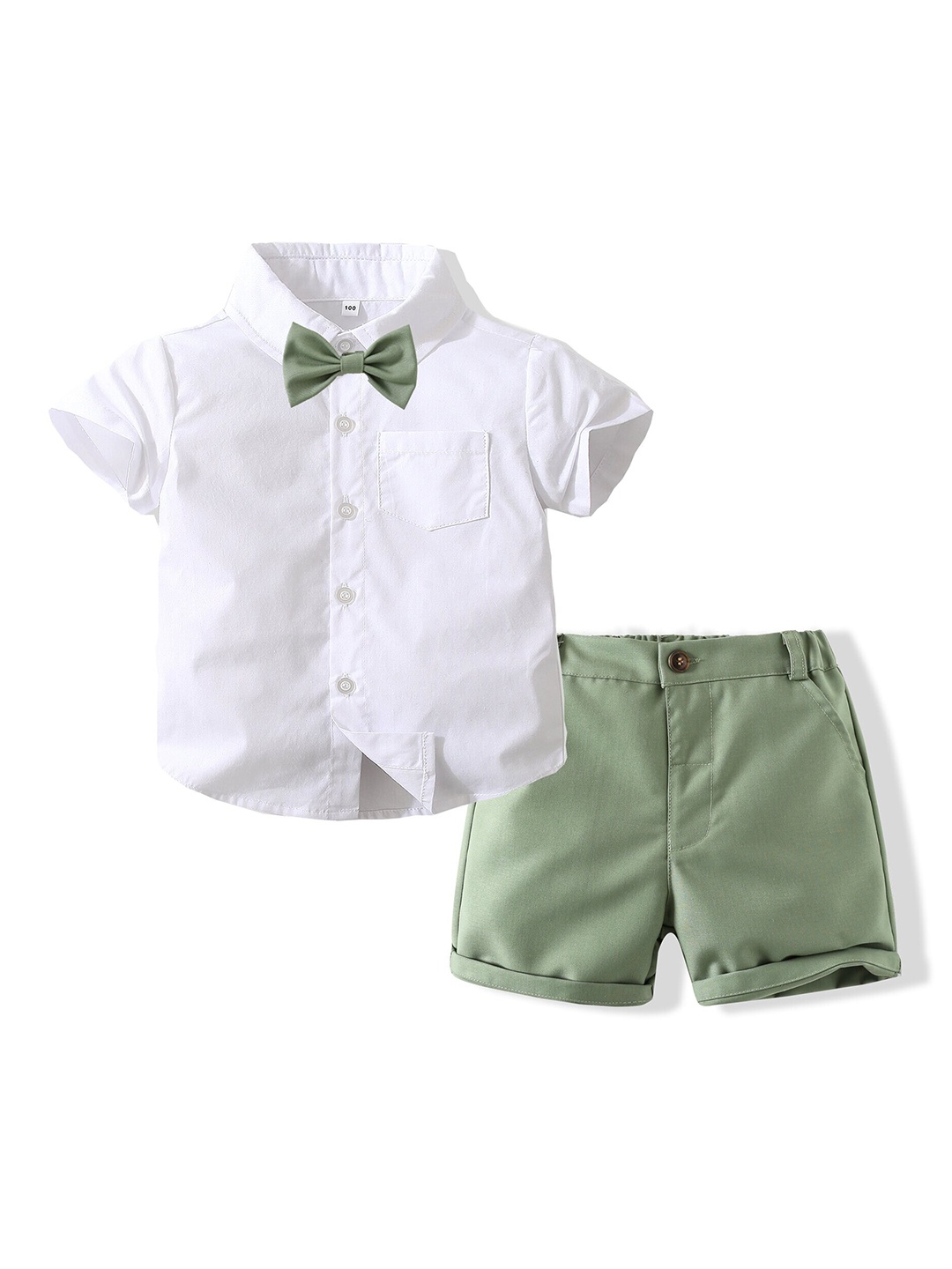 

StyleCast x Revolte Boys Shirt with Short, Green