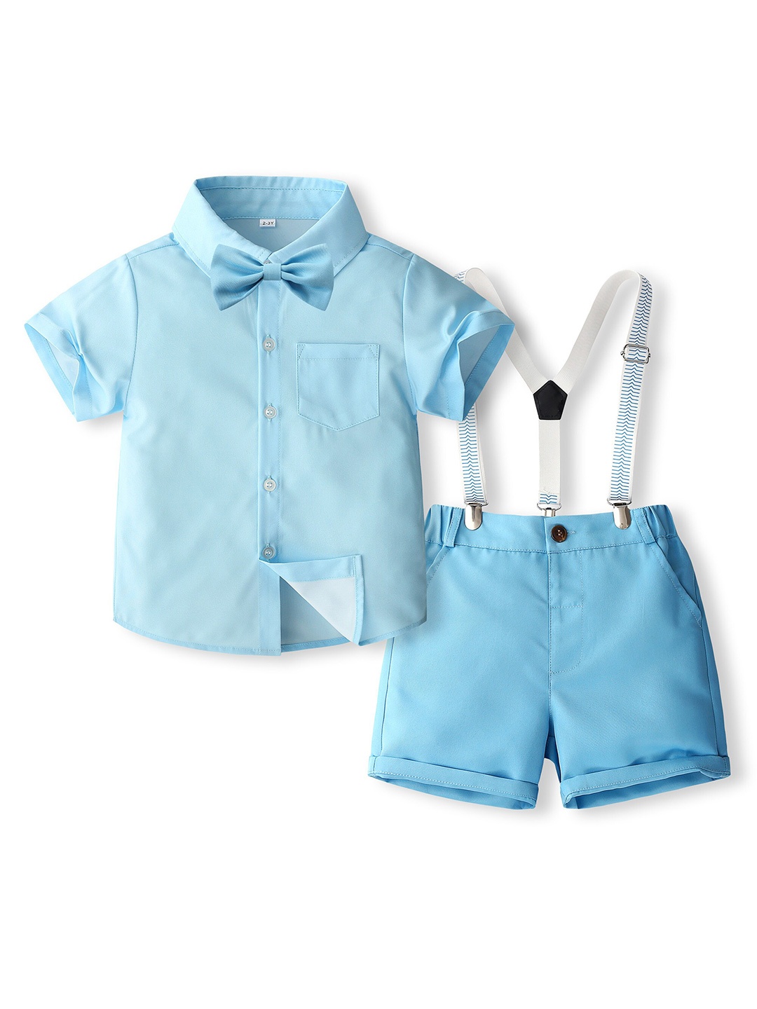 

StyleCast x Revolte Boys Blue Top with Shorts