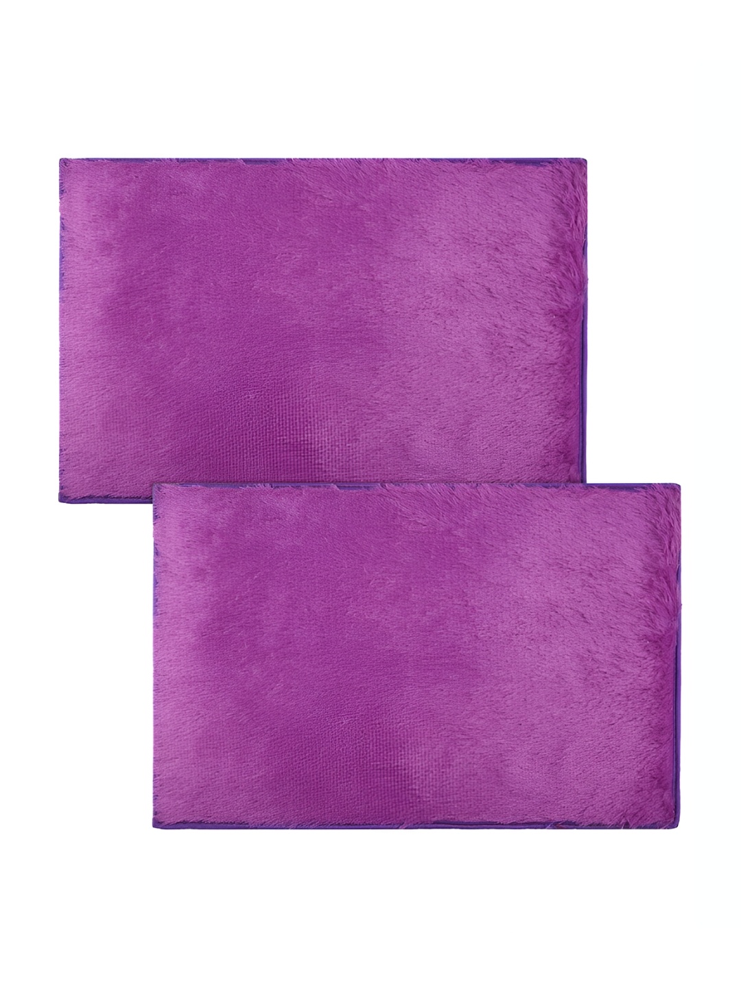 

Kuber Industries 2 Pieces Purple Self-Designed Doormats