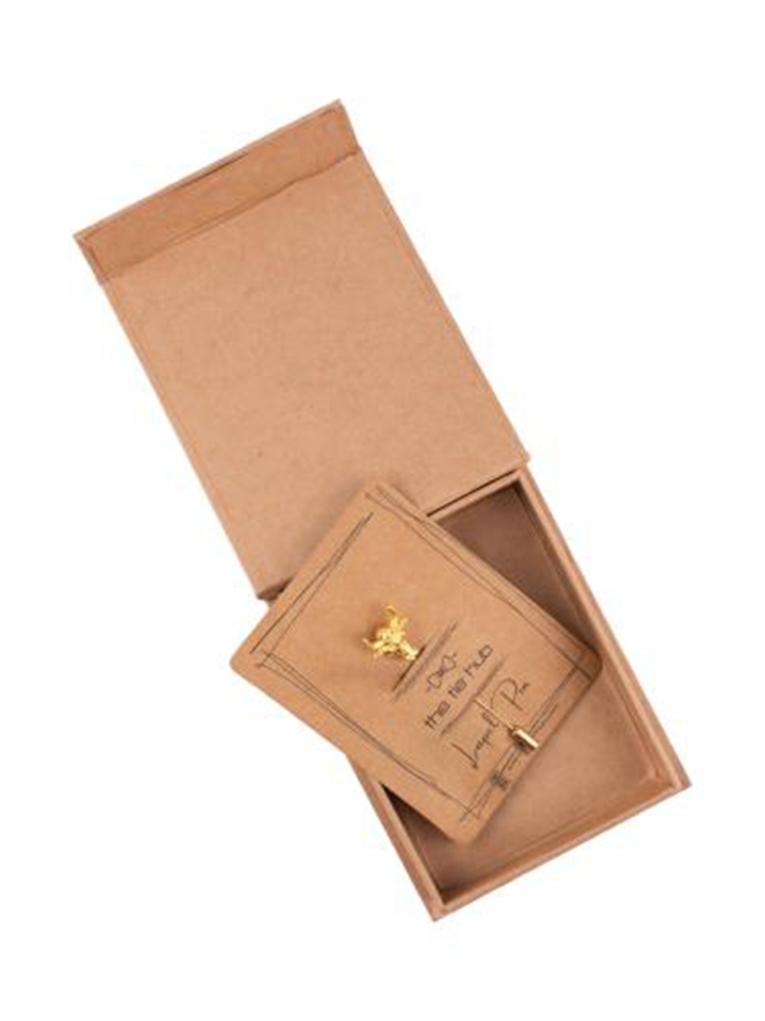 

The Tie Hub Men Bull Head Lapel Pin, Gold