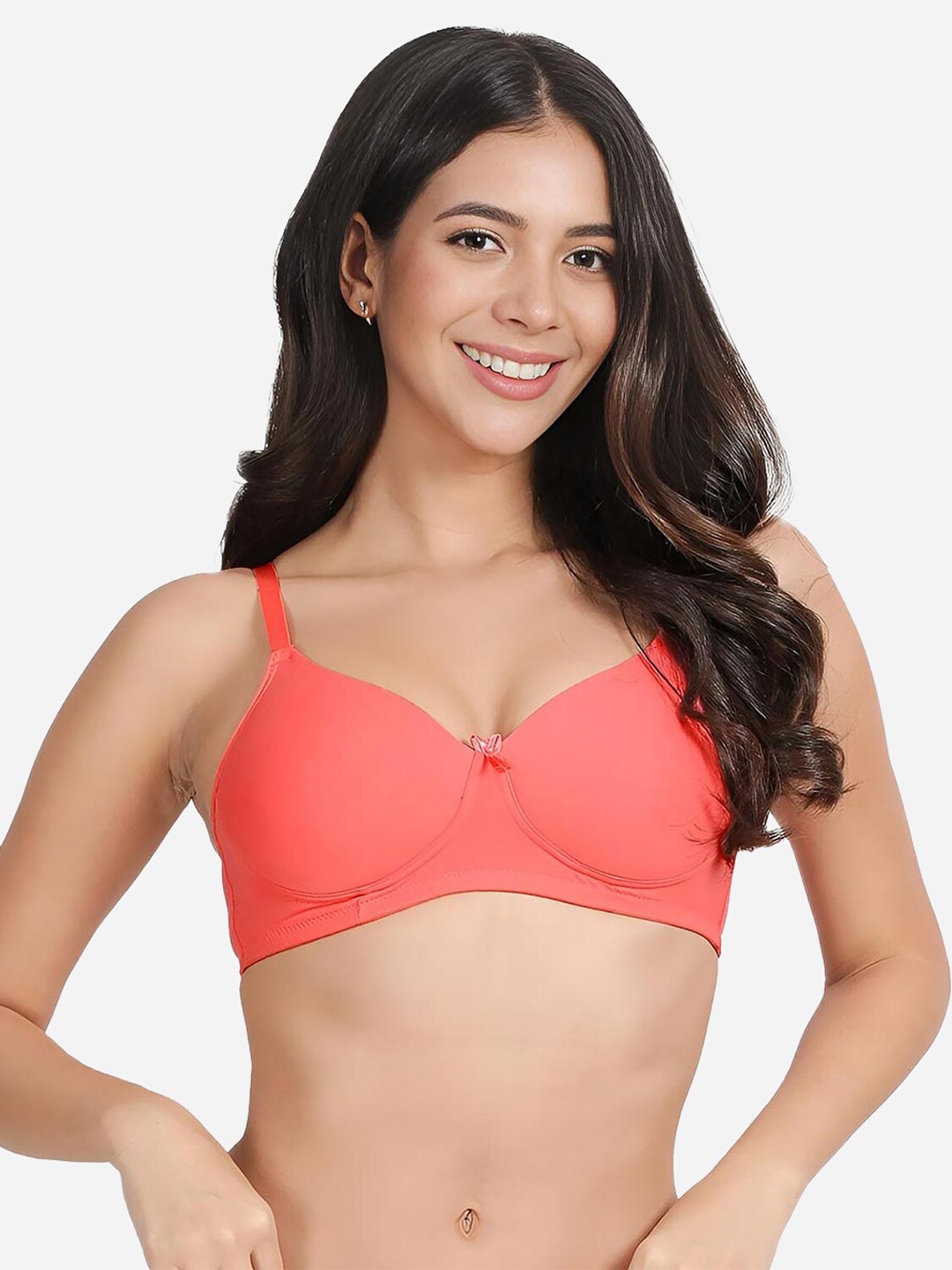 

Susie Full Coverage All Day Comfort Cotton T-shirt Bra, Orange