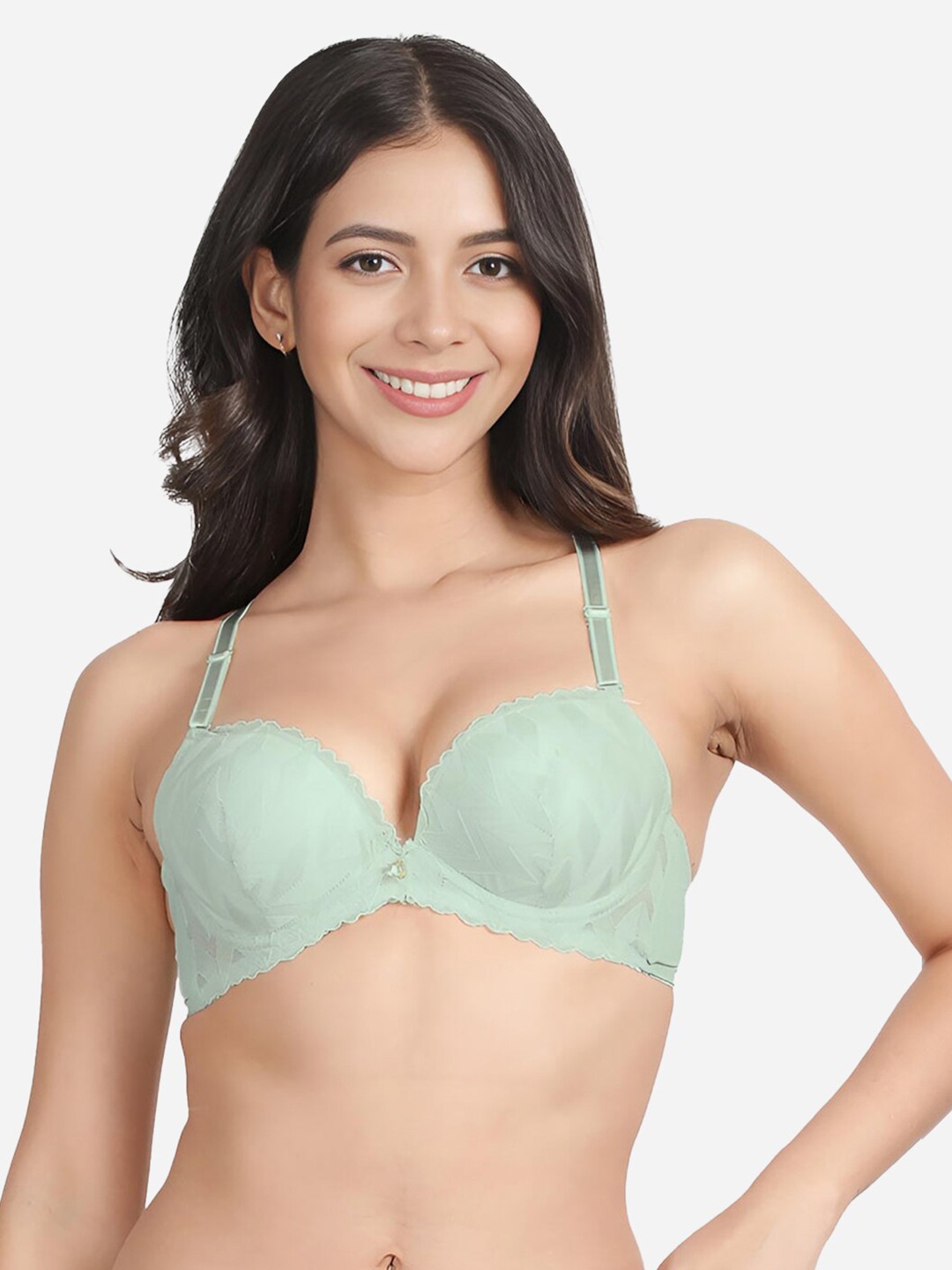 

Susie Medium Coverage All Day Comfort Push-Up Bra, Green