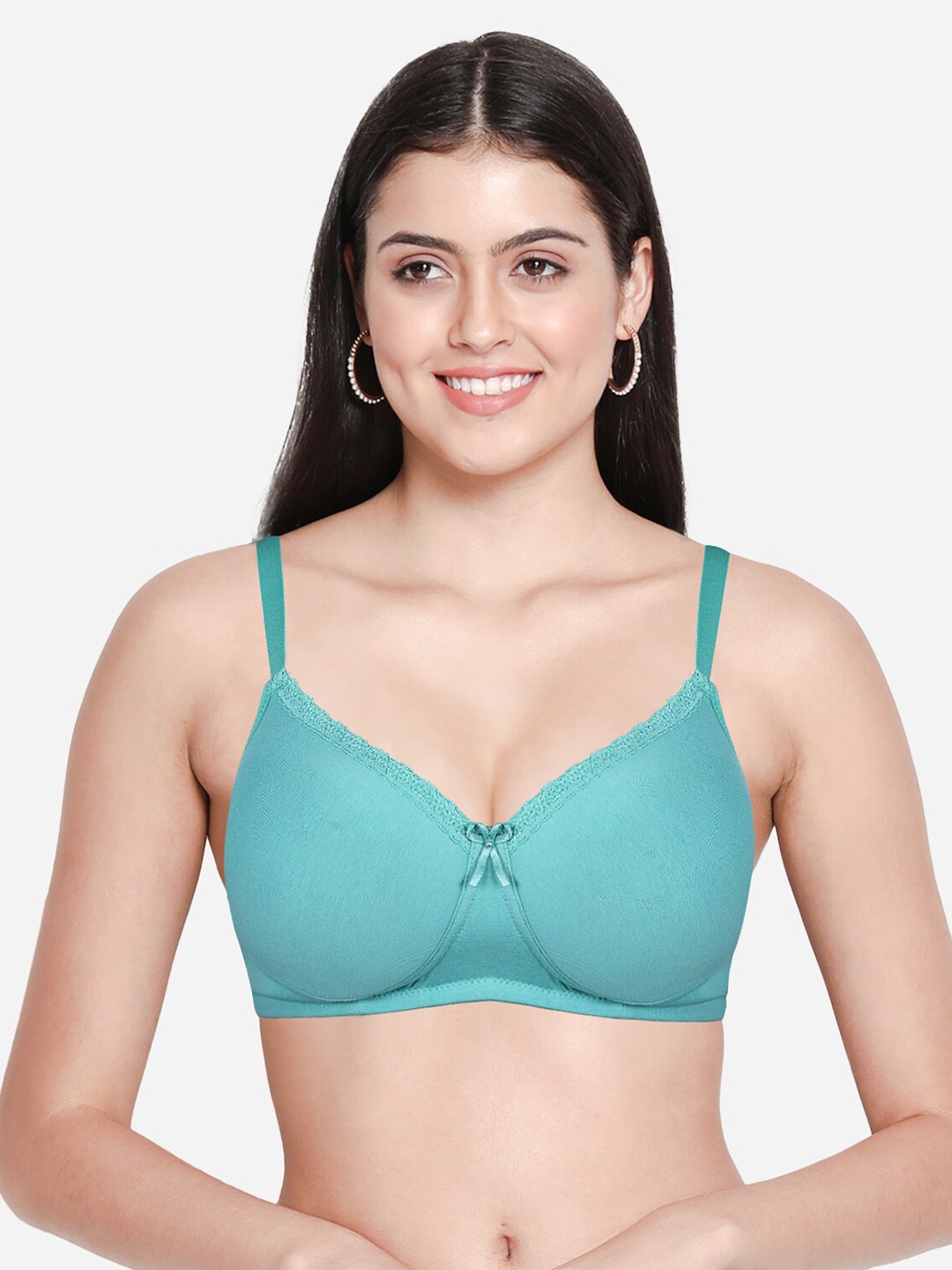 

Susie Full Coverage All Day Comfort Cotton T-shirt Bra, Blue