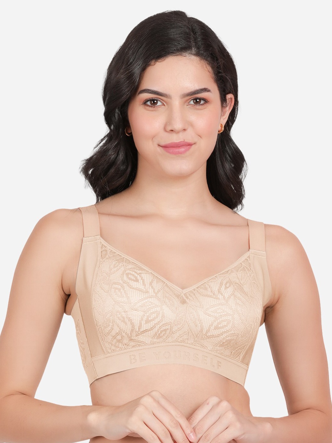 

Susie Medium Coverage Lightly Padded All Day Comfort Everyday Bra, Beige