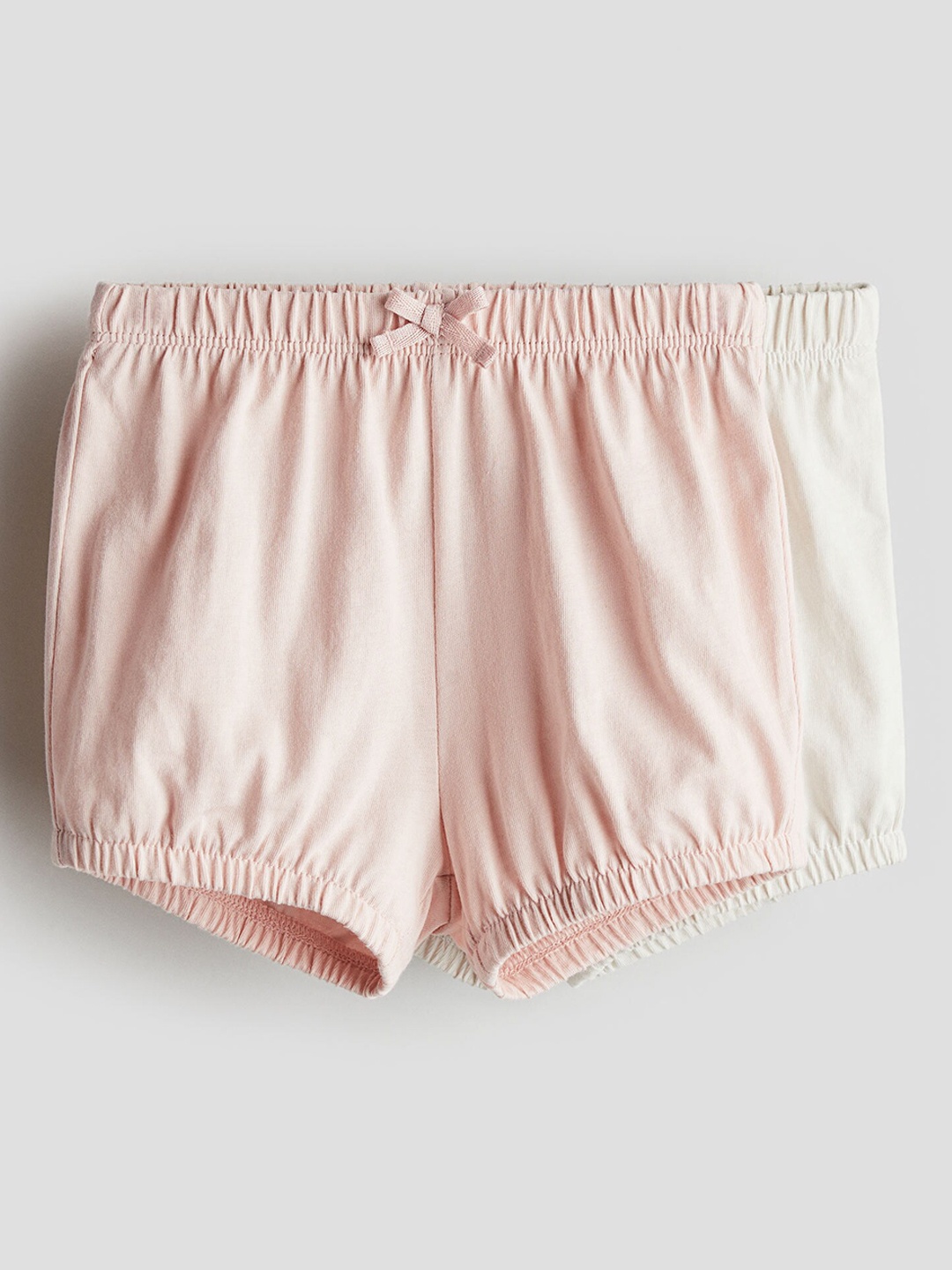 

H&M Boys Pure Cotton 2-Pack Jersey Shorts, Pink