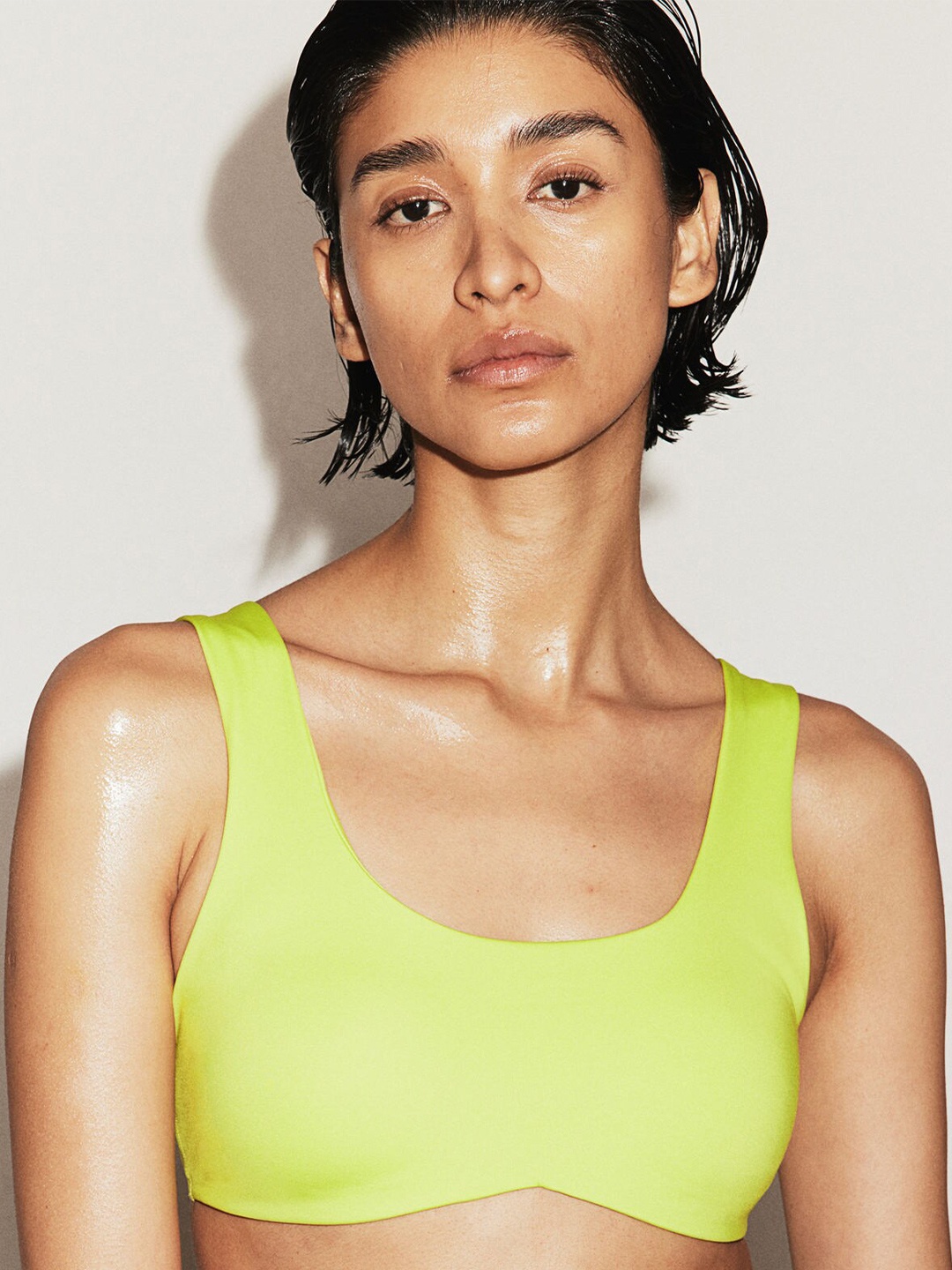 

H&M Sports Bikini Top, Lime green