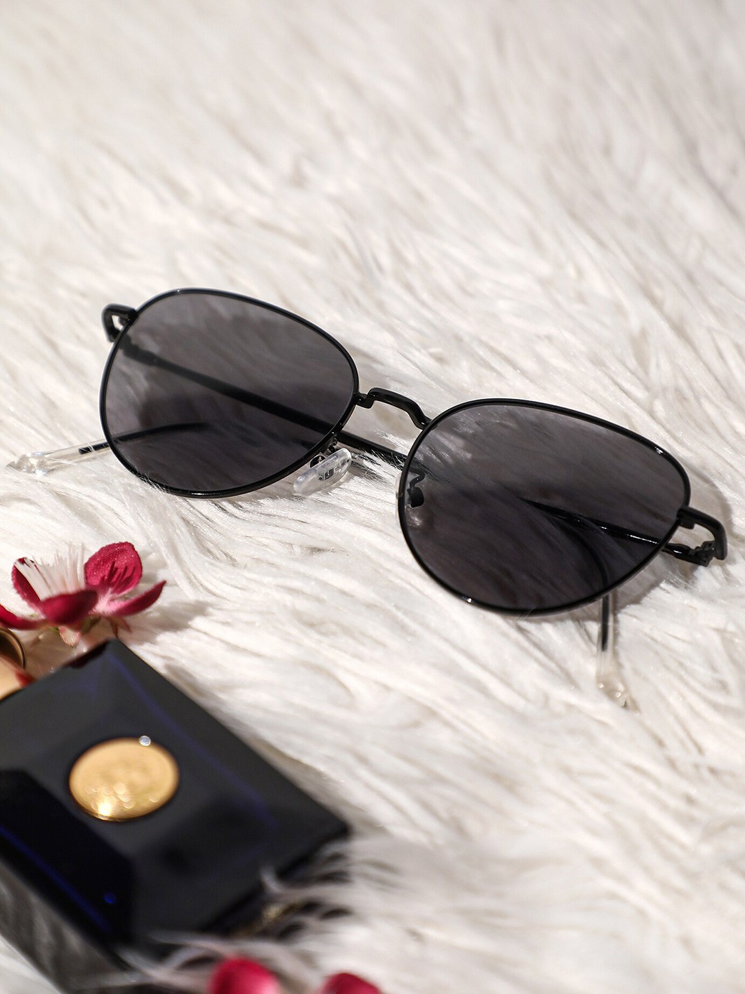 

LULU & SKY Women Cateye Sunglass ST-2411-BLACK GREY