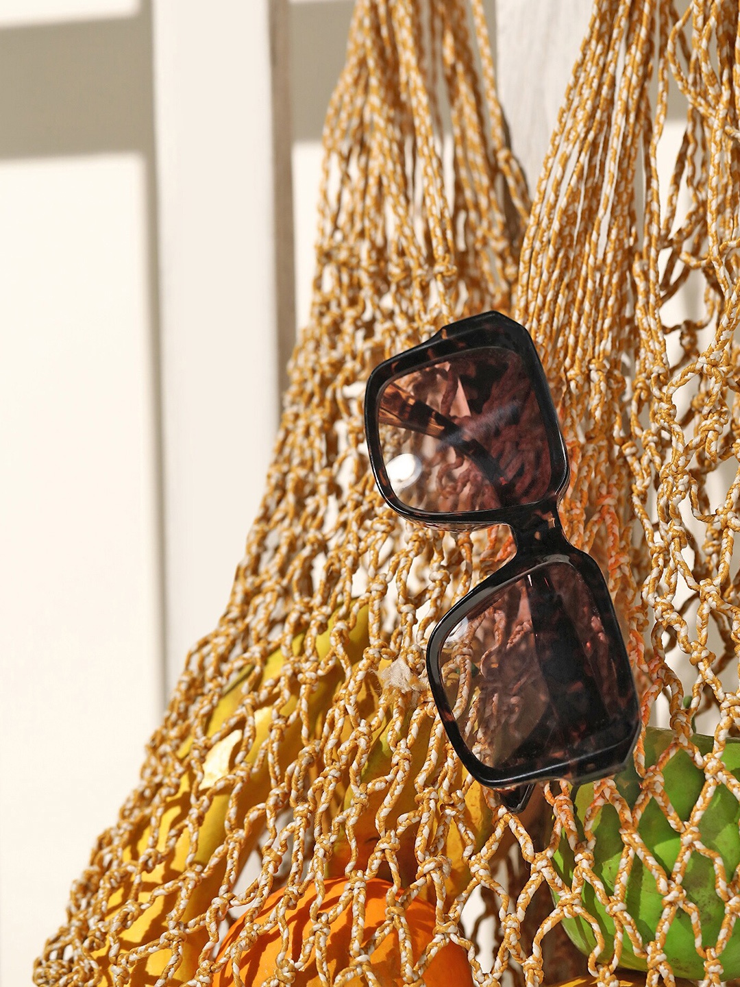 

LULU & SKY Women Square Sunglasses, Brown