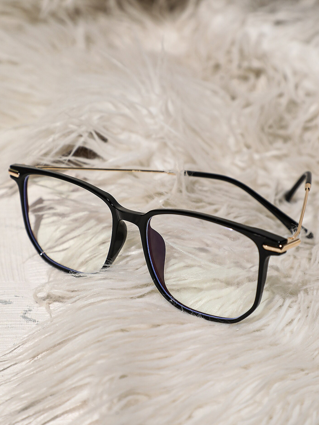 

LULU & SKY Women Wayfarer Sunglasses TR8874-BLACK, Transparent