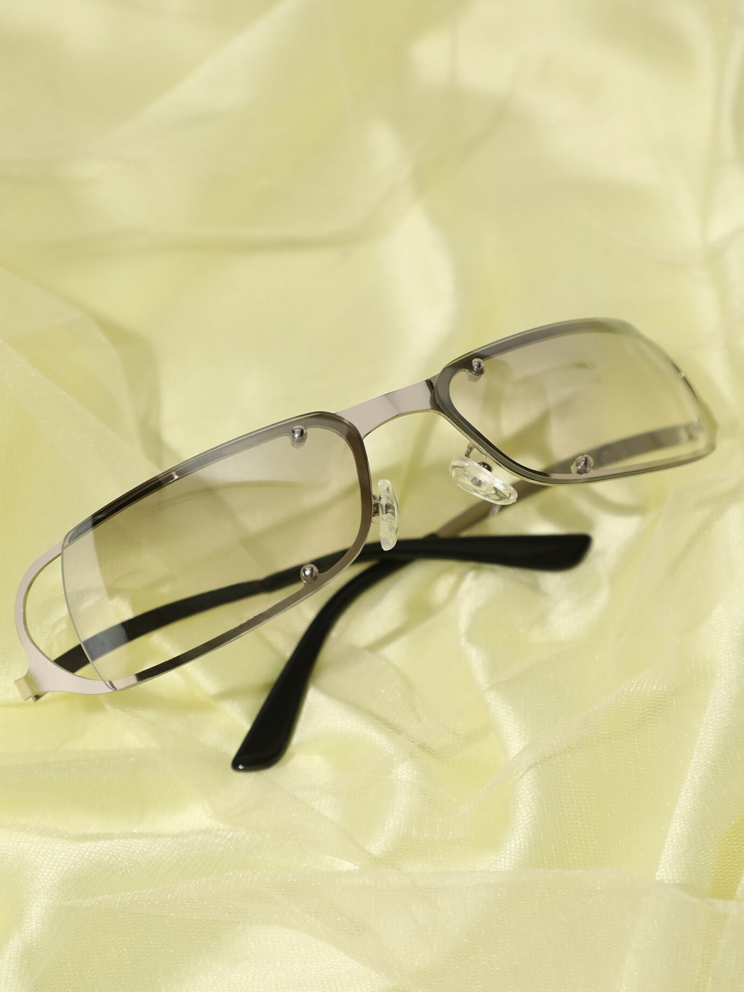 

LULU & SKY Women Sunglasses ST-9310-SILVER, Transparent