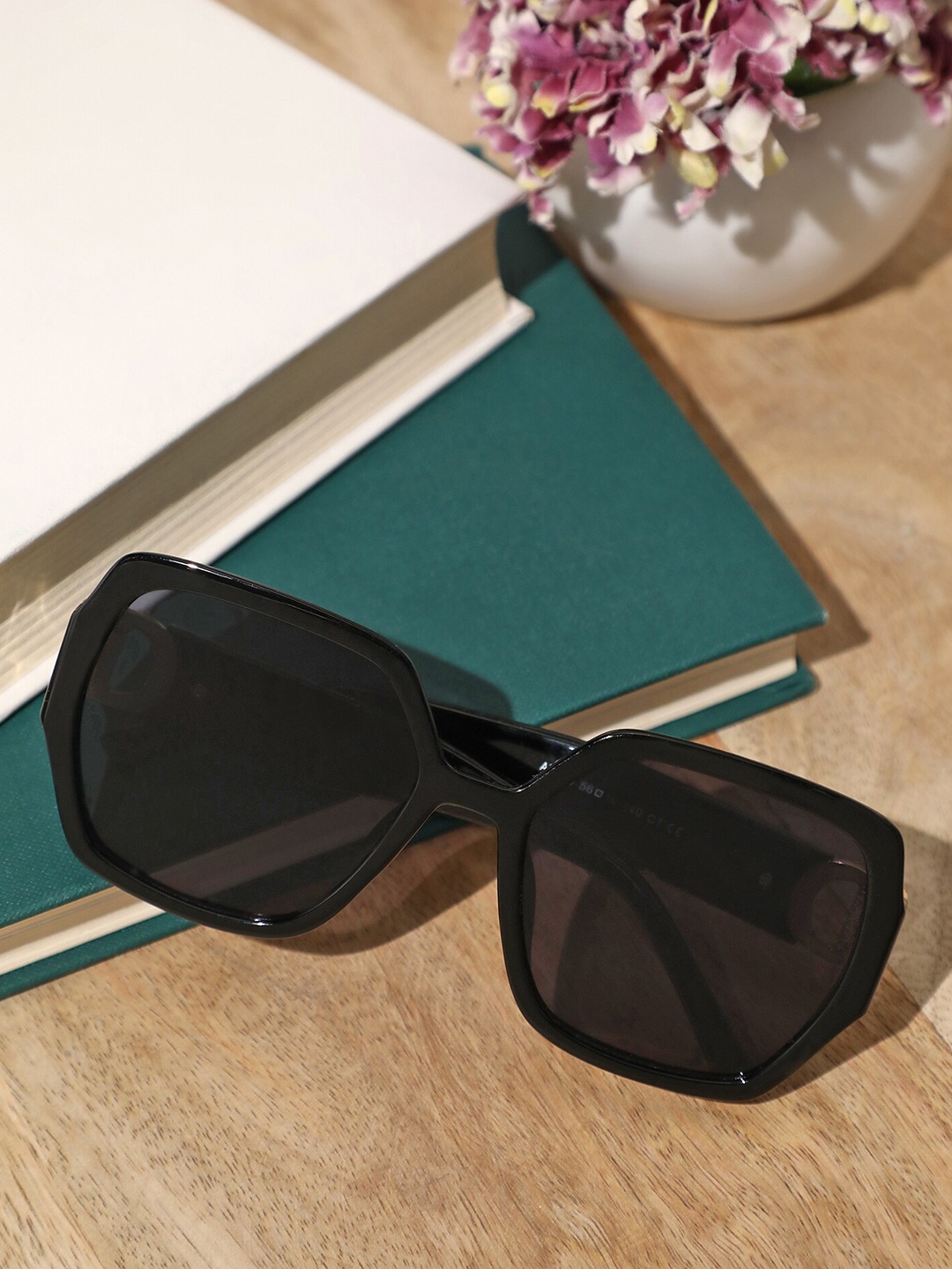 

LULU & SKY Women Square Sunglasses A7009-BLACK GREY