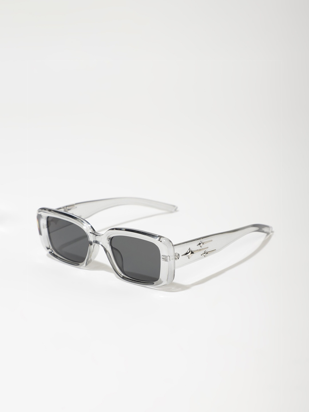 

LULU & SKY Women Rectangle Sunglasses, Grey