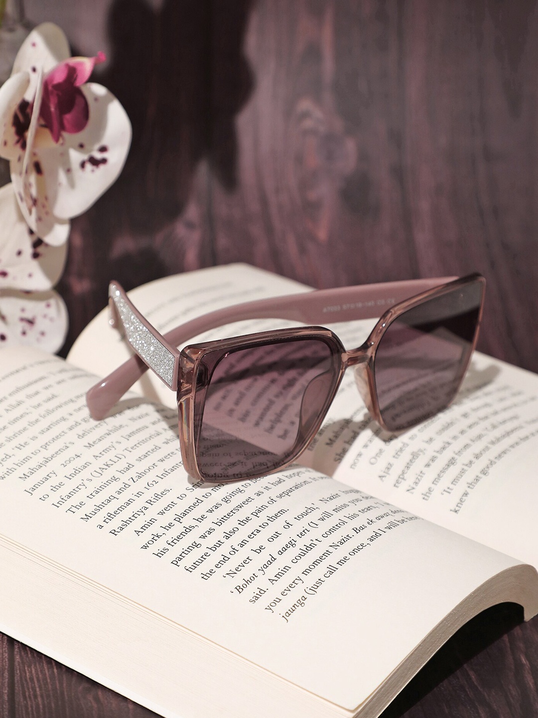 

LULU & SKY Women Full Rim Cateye Sunglasses, Brown