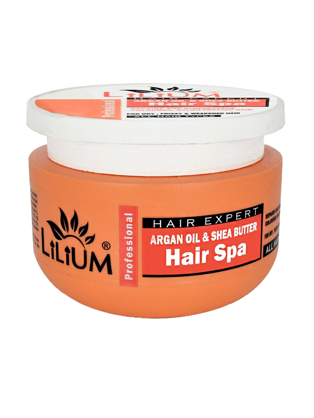 

Lilium Argan Oil & Shea Butter Hair Spa Expert Mask - 400ml, Orange