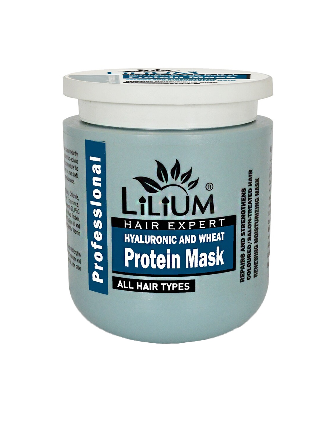 

Lilium Professional Hyaluronic & Wheat Hair Spa Expert Mask - 800ml, Blue