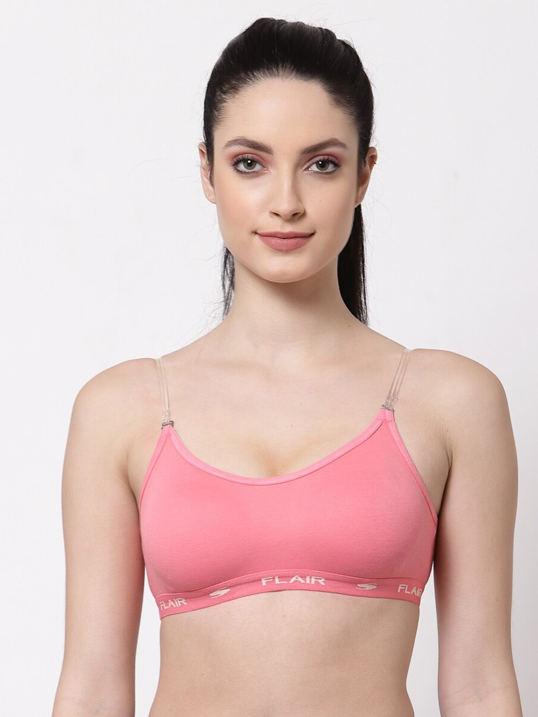 

SHYAM SONS FLAIR Full Coverage Lightly Padded Comfortable Workout Bra - All Day Comfort, Pink