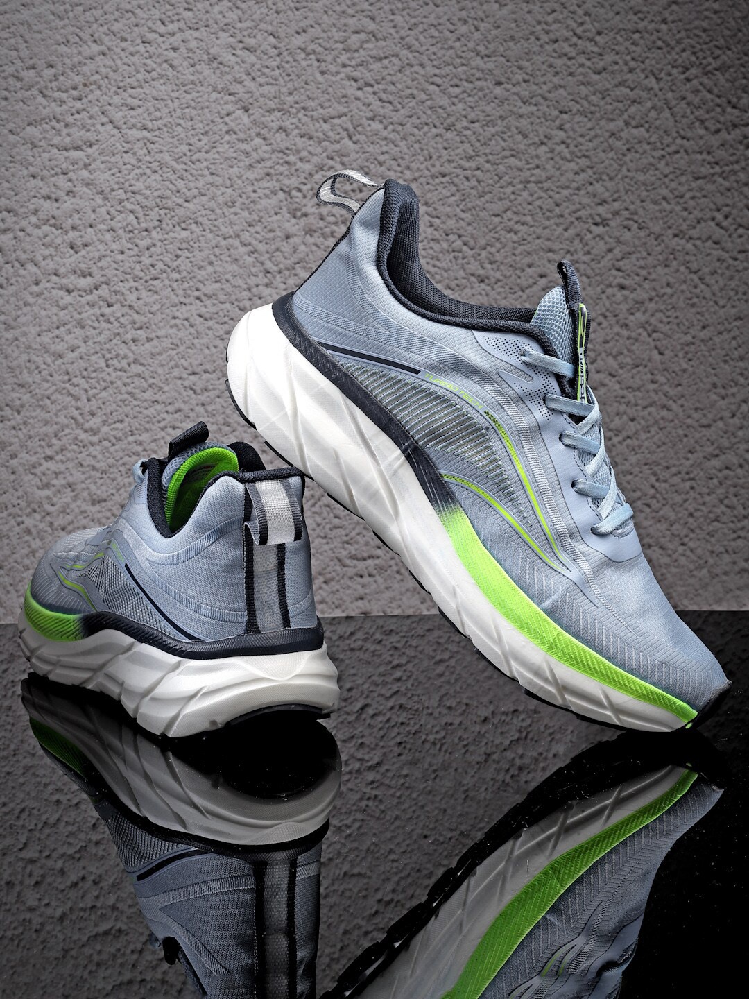 

Action Men Mesh Lightweight Memory Foam Running Shoes, Grey