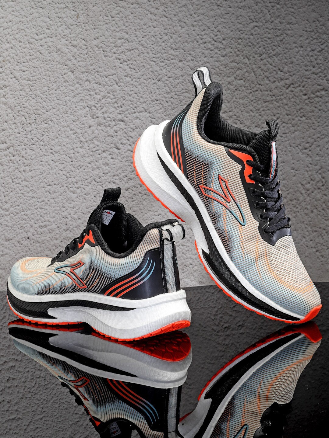 

Action Men Mesh Lightweight Memory Foam Running Shoes, Grey