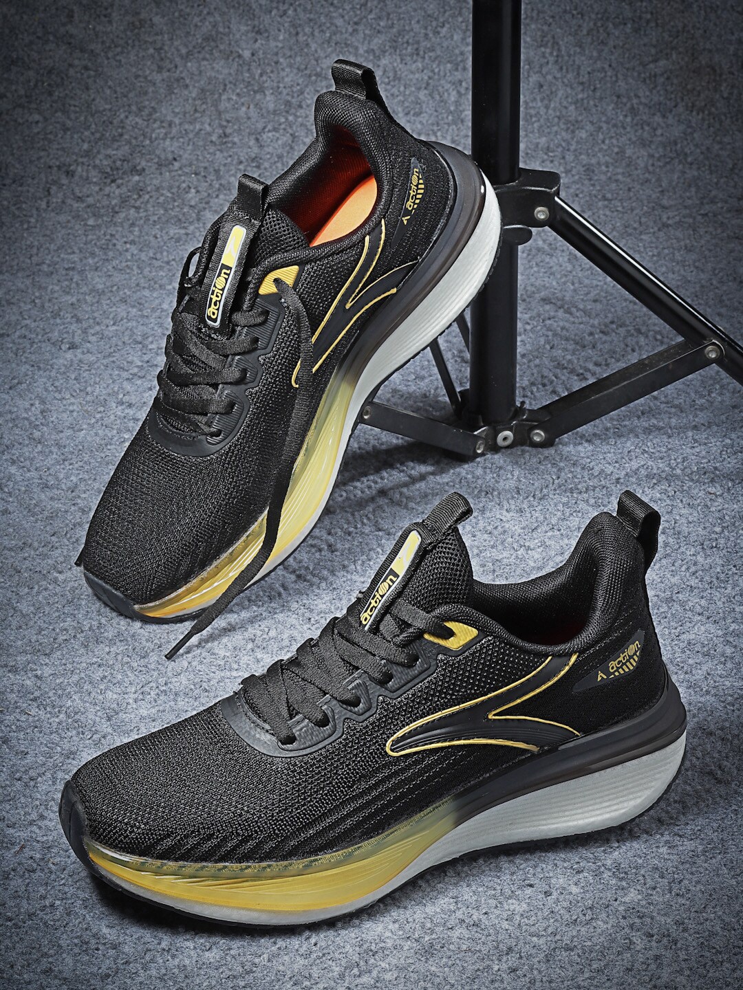 

Action Men Lightweight Running Shoes, Black