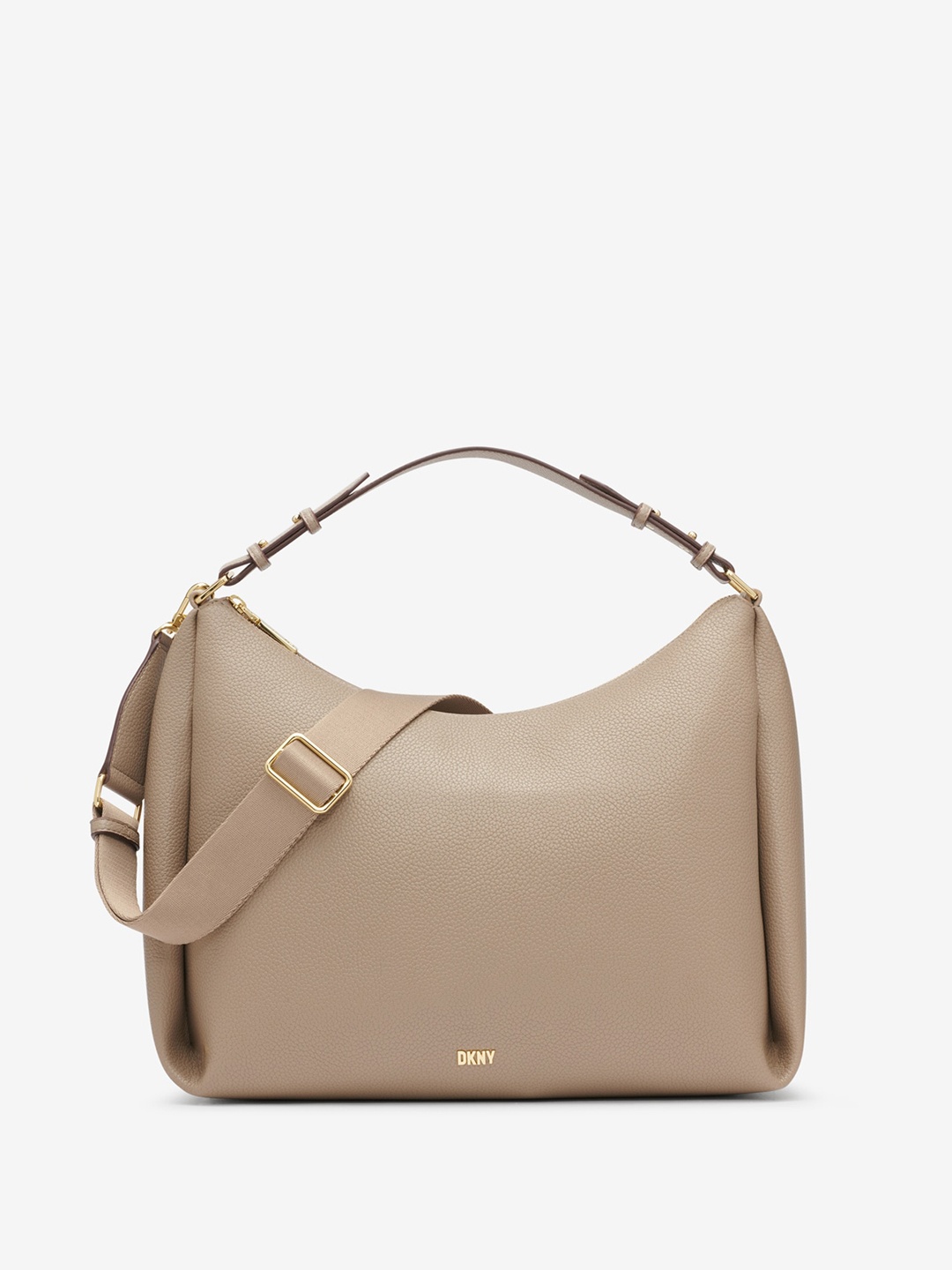 

DKNY Textured Structured Hobo Bag, Brown
