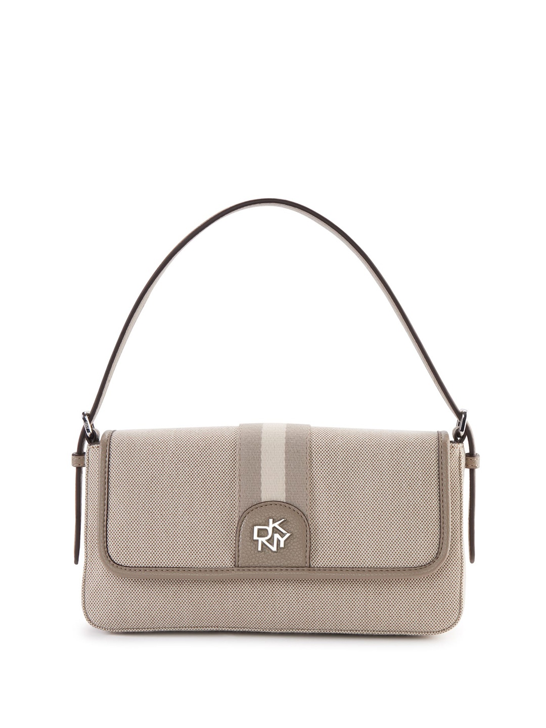 

DKNY Textured Structured Handheld Bag, Beige