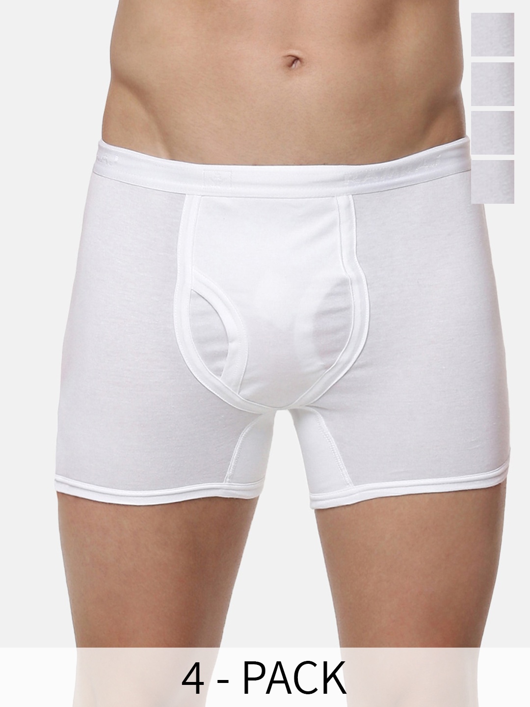 

Ramraj Pack Of 4 Soft & Breathable Trunks TARGETWOPWHT4P, White