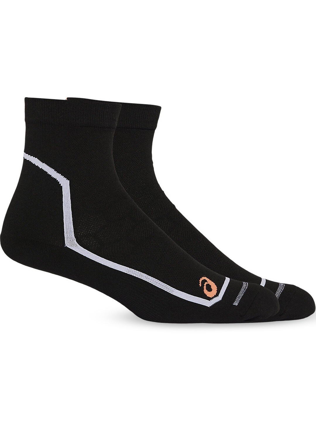 

ASICS Unisex Road Quarter Socks, Black