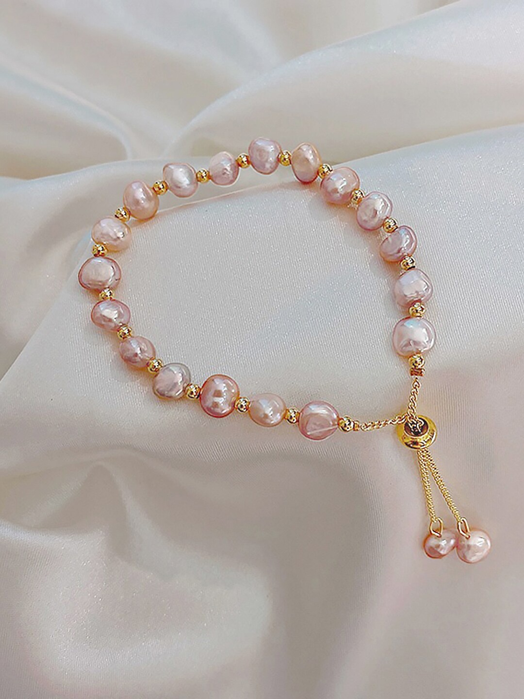 

Peora Women Gold-Plated Wraparound Bracelet