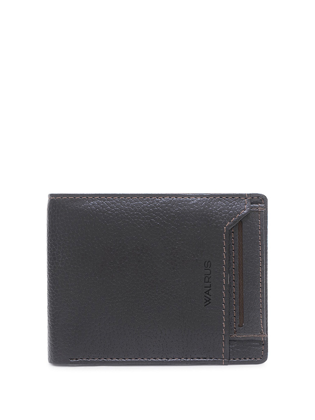 

Walrus Men Two Fold Wallet with SIM Card Holder, Brown
