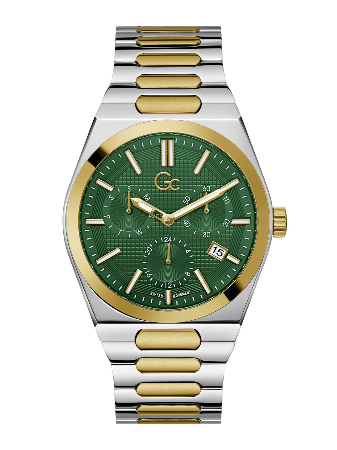 

GC Men Stainless Steel Straps Analogue Watch Z40002G9MF, Silver