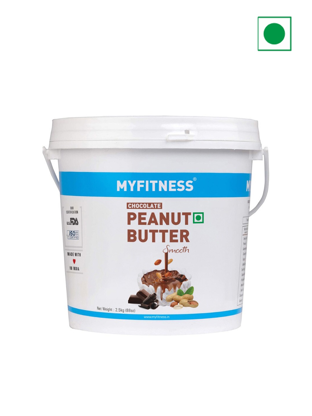 

MyFitness Peanut Butter Chocolate Peanut Butter Smooth -2.5 kg, White