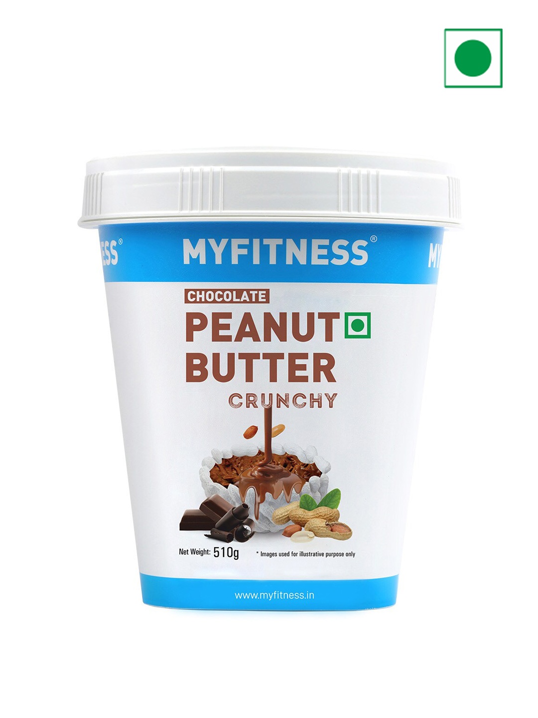 

MyFitness Peanut Butter Chocolate Peanut Butter Crunchy - 510 gm, White