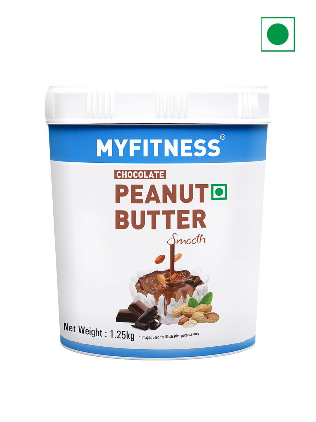 

MyFitness Peanut Butter Chocolate Peanut Butter Smooth - 1.25 kg, White