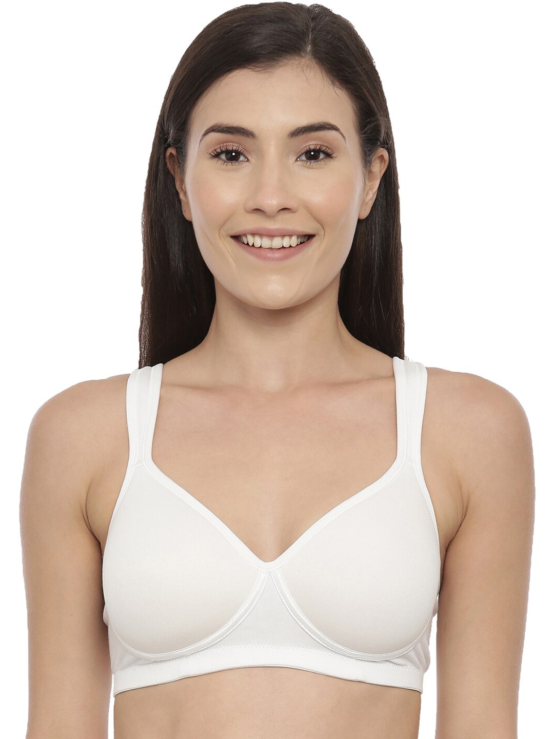 

BLOSSOM Medium Coverage Lightly Padded Everyday Bra With All Day Comfort, White