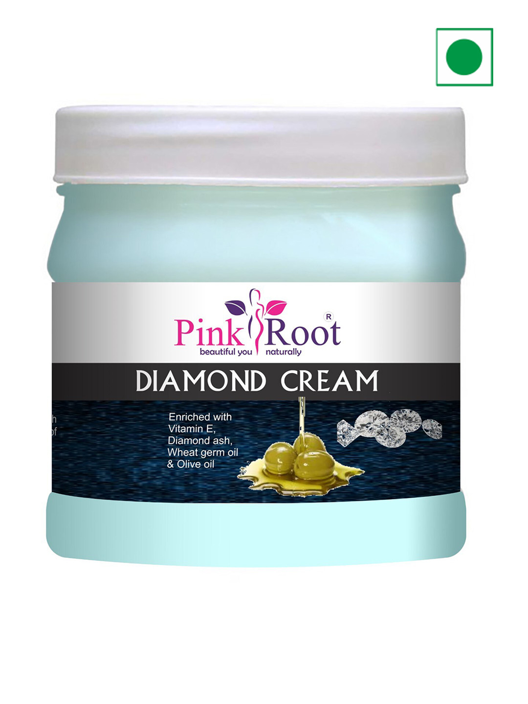 

Pink Root Diamond Moisturizing Cream With Vitamin E - 500ml, White