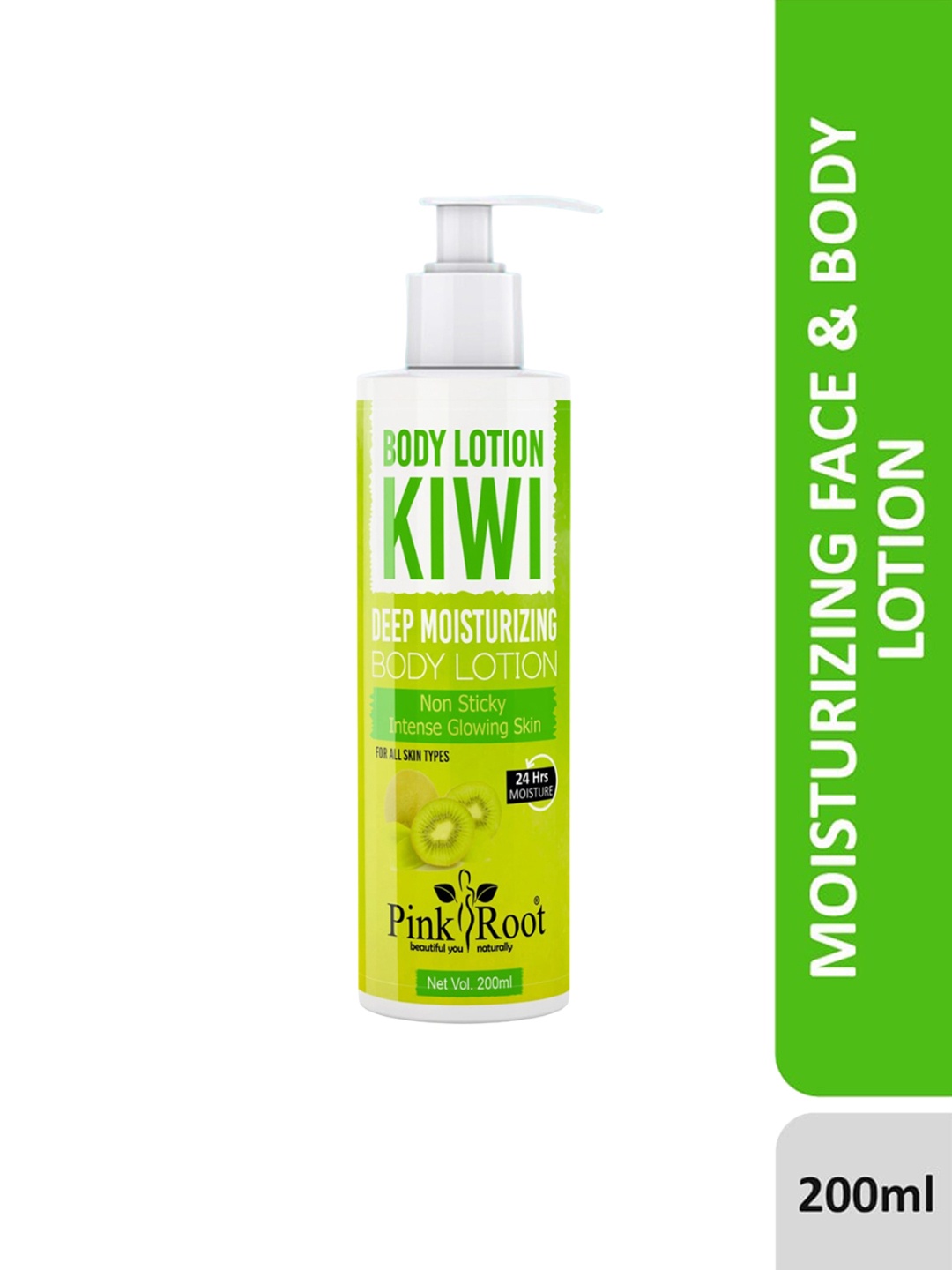 

Pink Root Kiwi Deep Moisturizing Body Lotion - 200ml, White