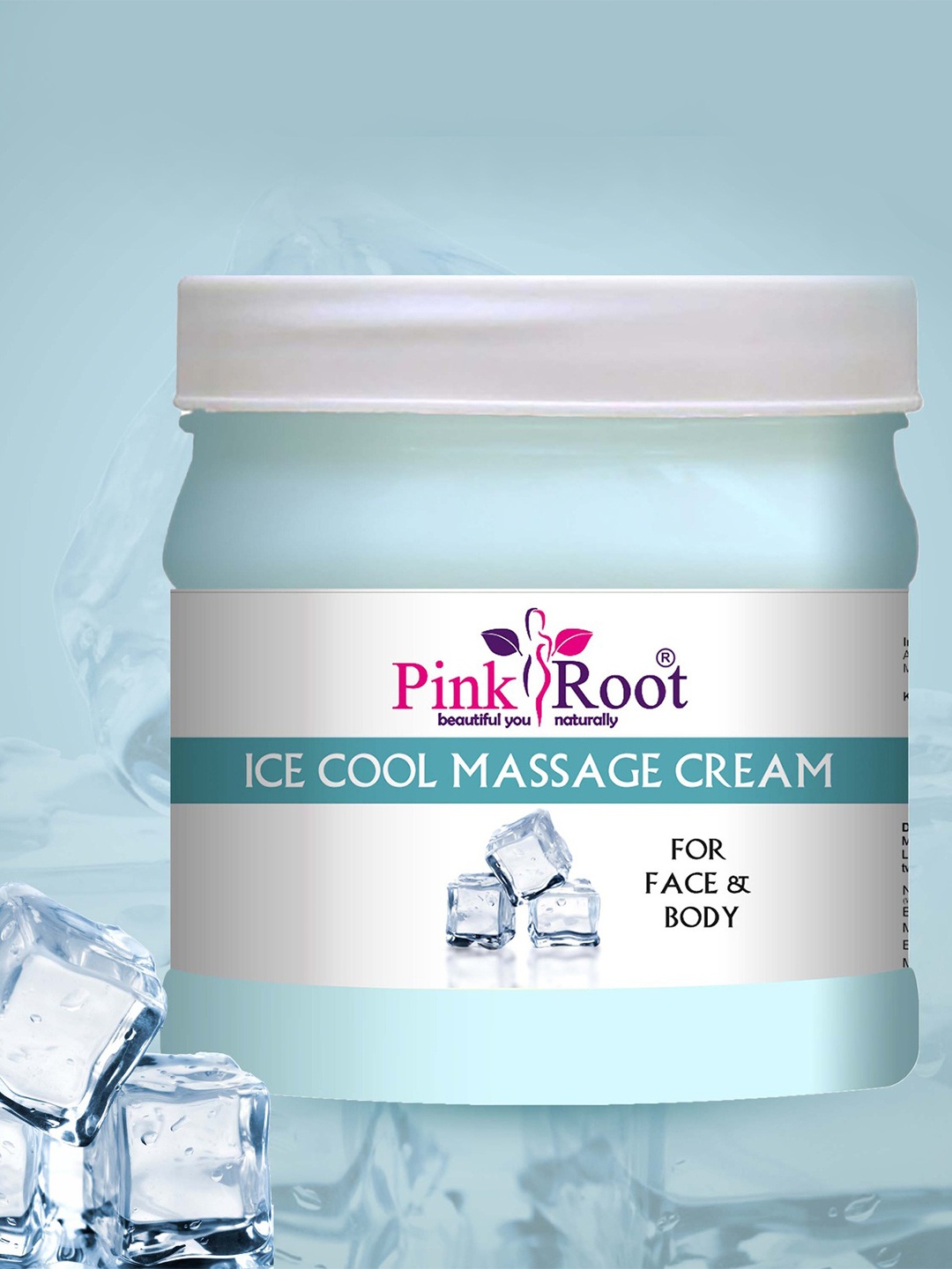 

Pink Root Ice Cool Massage Cream - 500 ml, White