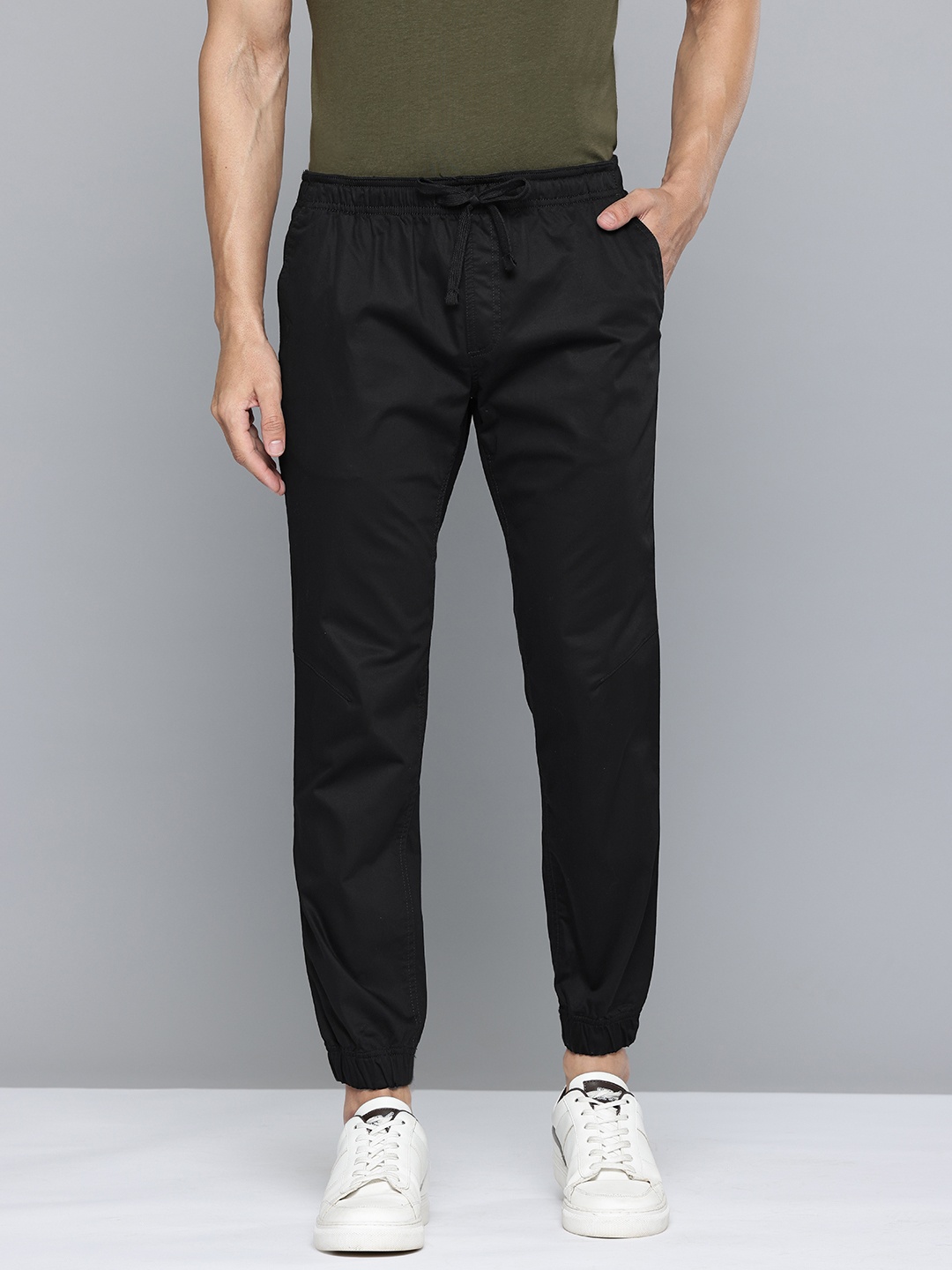 

Indian Terrain Men Urban - C Comfort Fit Joggers, Black