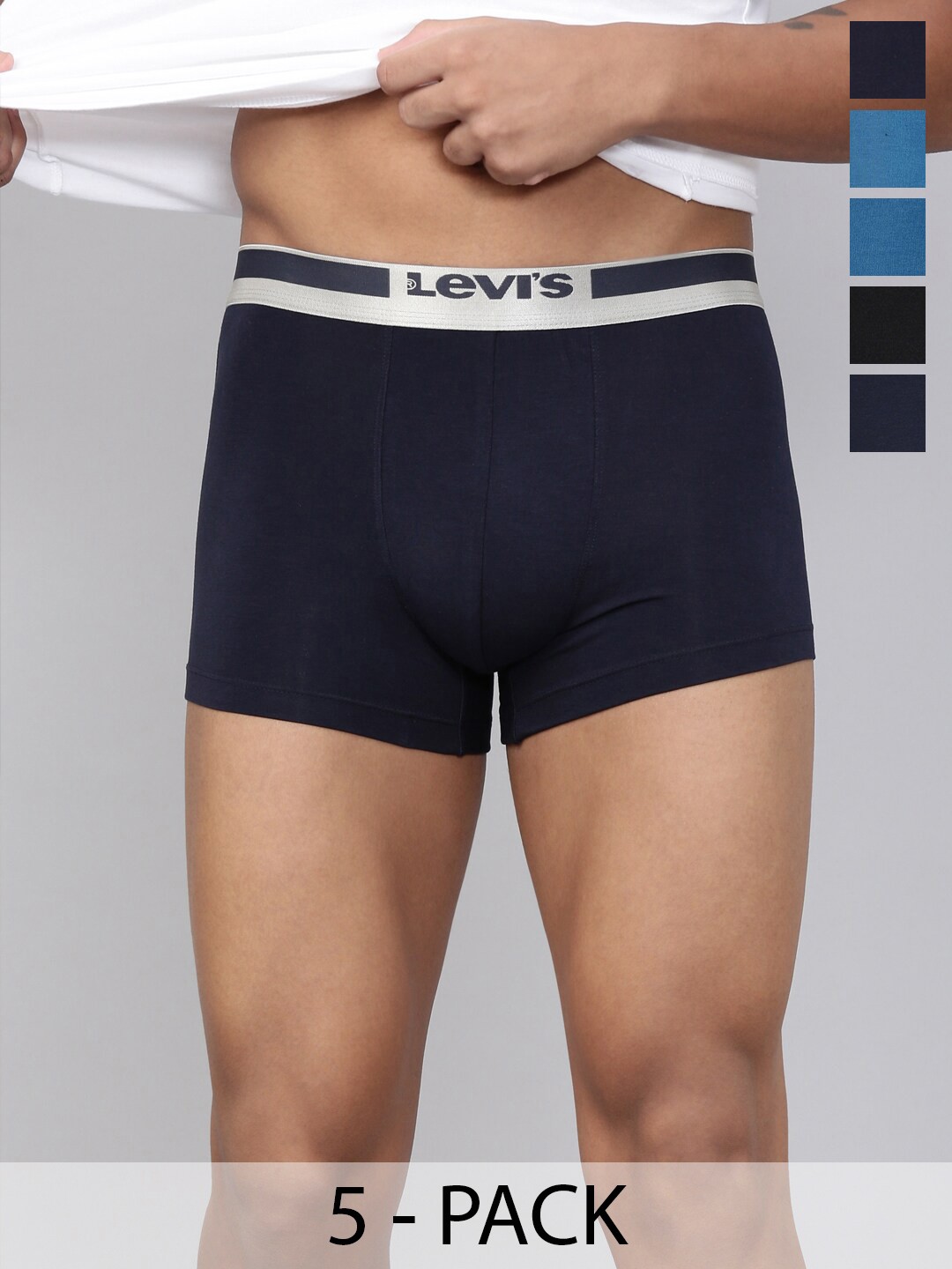 

Levis Pack Of 5 Mid-Rise Cotton Trunks 9261049-1-18772278, Assorted