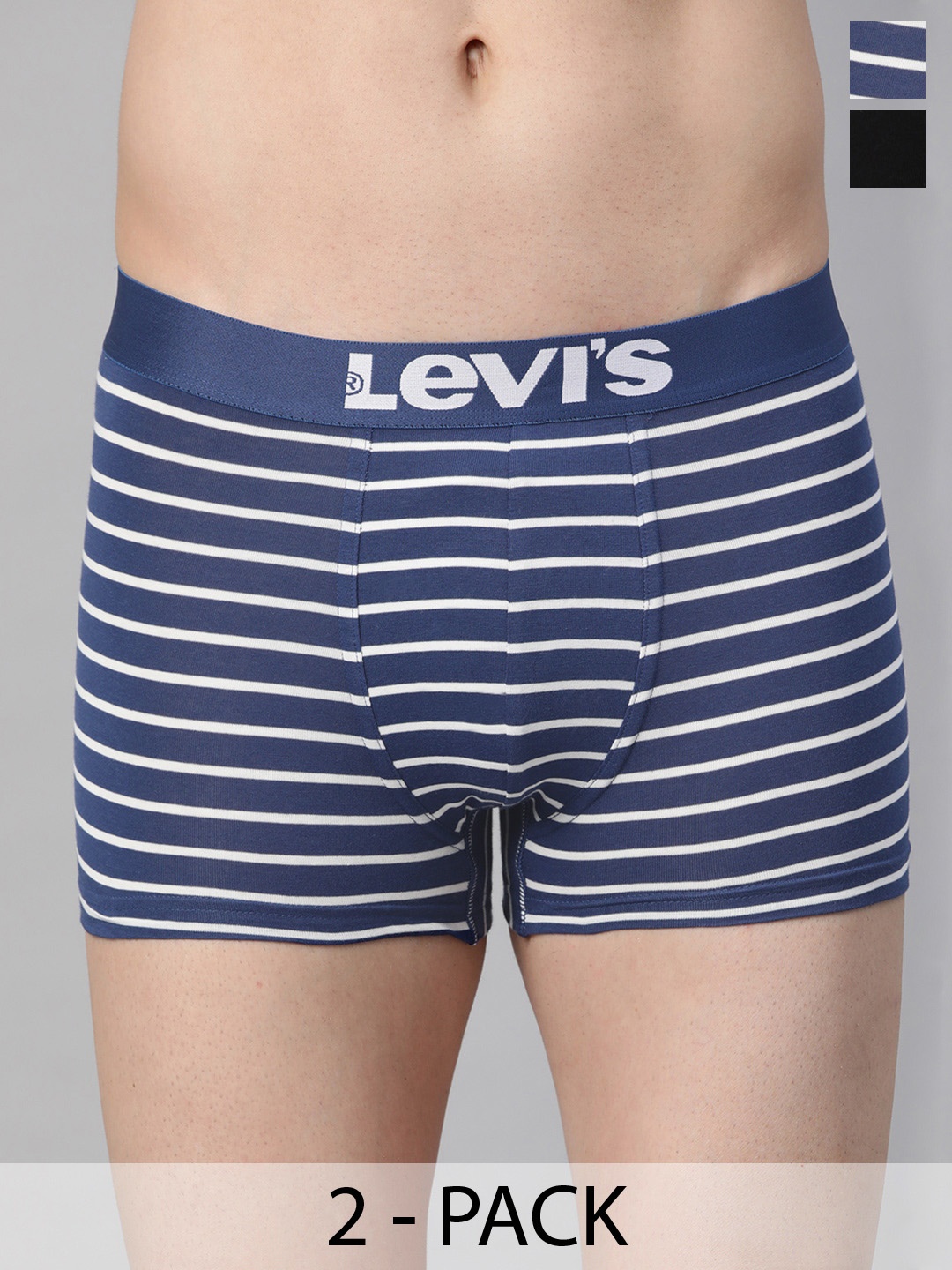 

Levis Pack Of 2 Mid-Rise Cotton Trunks 9261149-1-14461446, Assorted