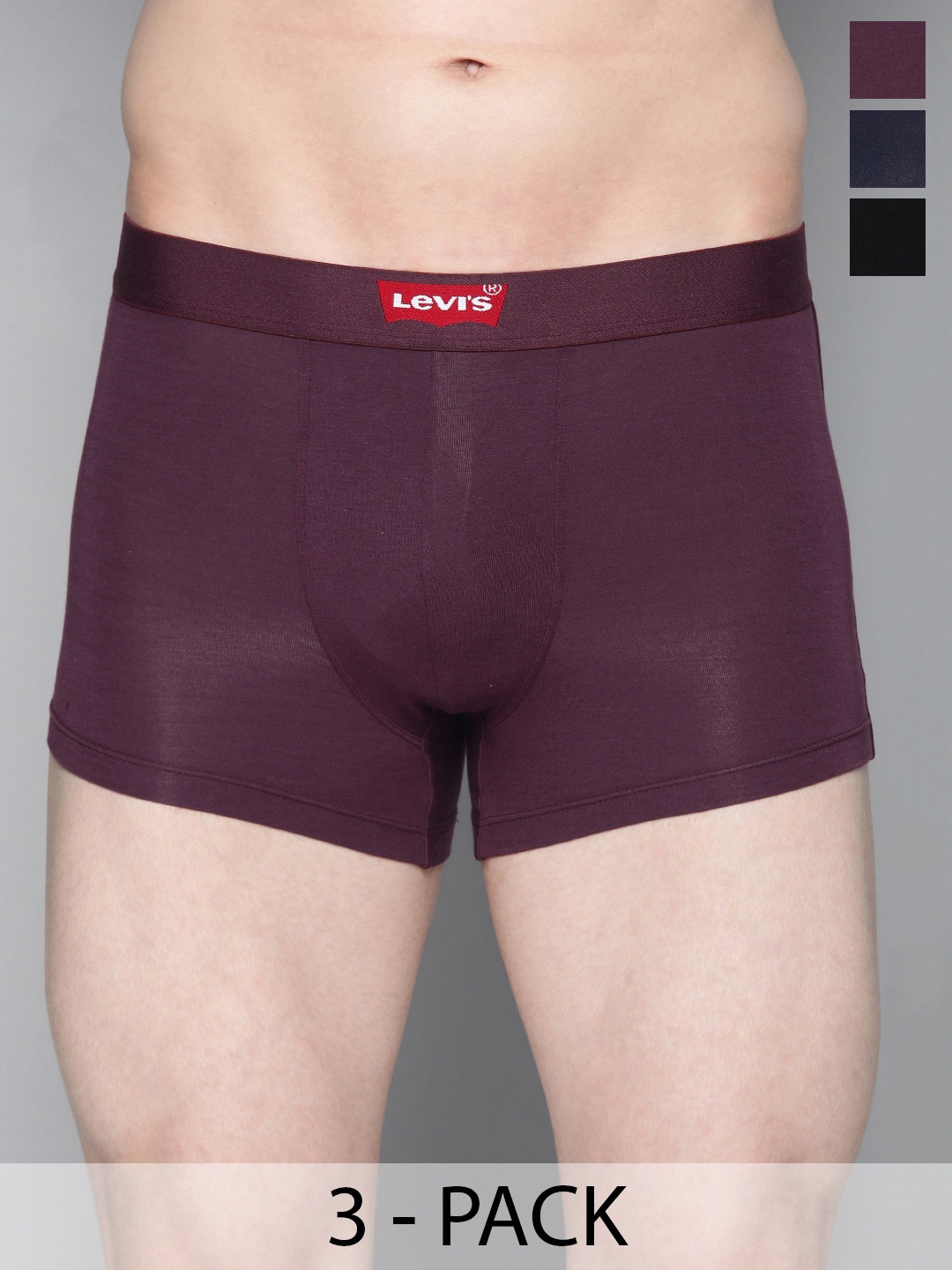 

Levis Pack Of 3 Mid-Rise Cotton Trunks 14933394-1-9261149, Assorted