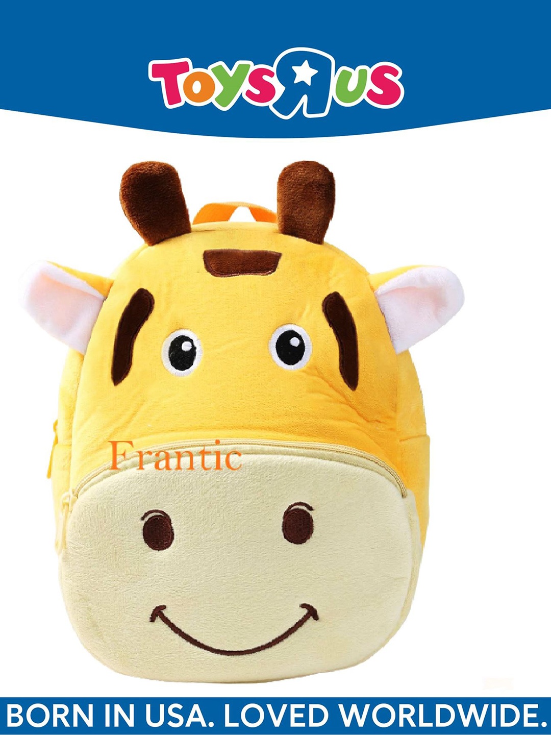 

Animal Alley Kids Giraffe Cartoon Ergonomic Backpack, Yellow