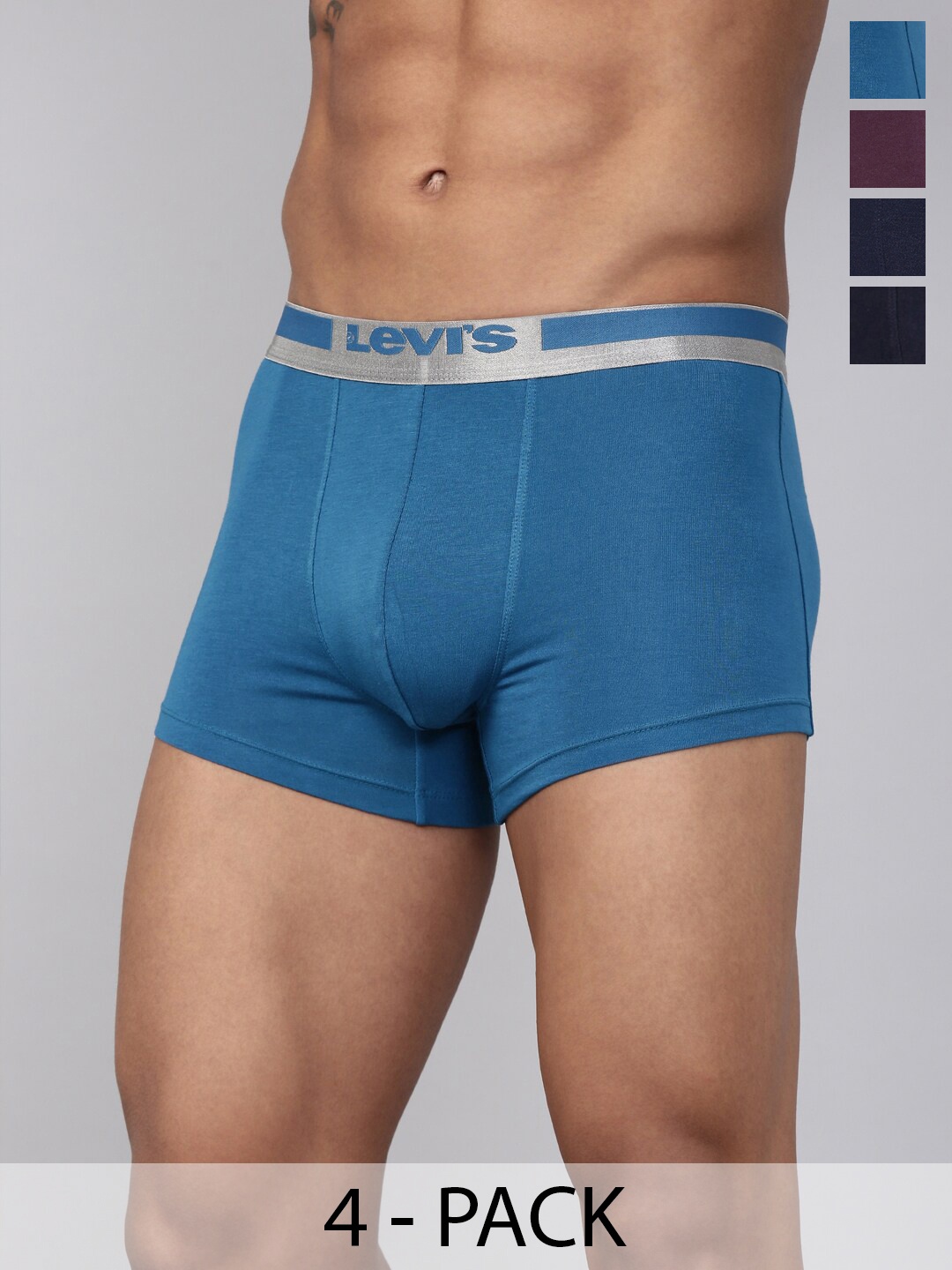 

Levis Pack Of 4 Mid-Rise Cotton Trunks 14933394-1-18772278, Assorted