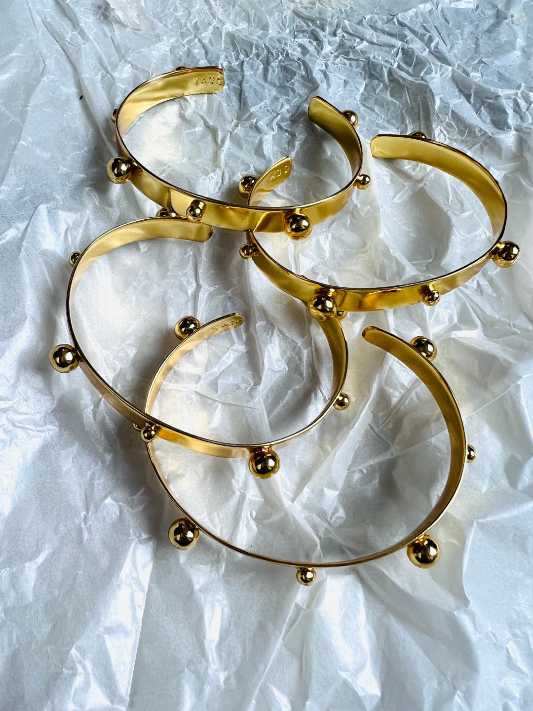 

XAGO Gold-Plated Cuff Bracelet