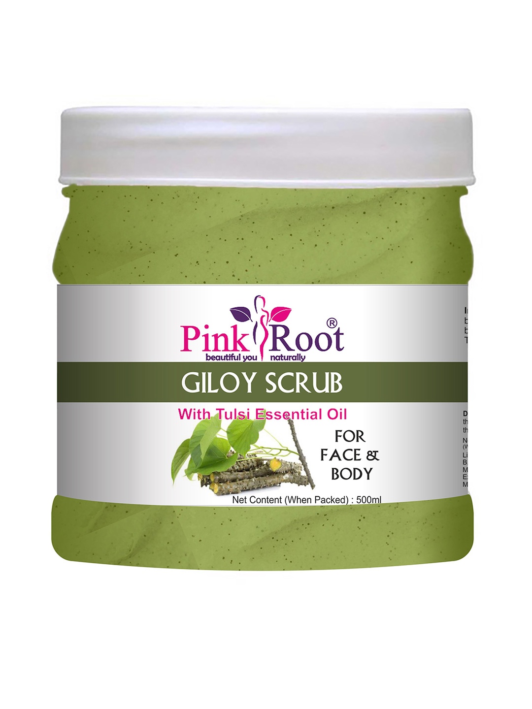 

Pink Root Giloy Scrub For Pimple Care - 500ml, White