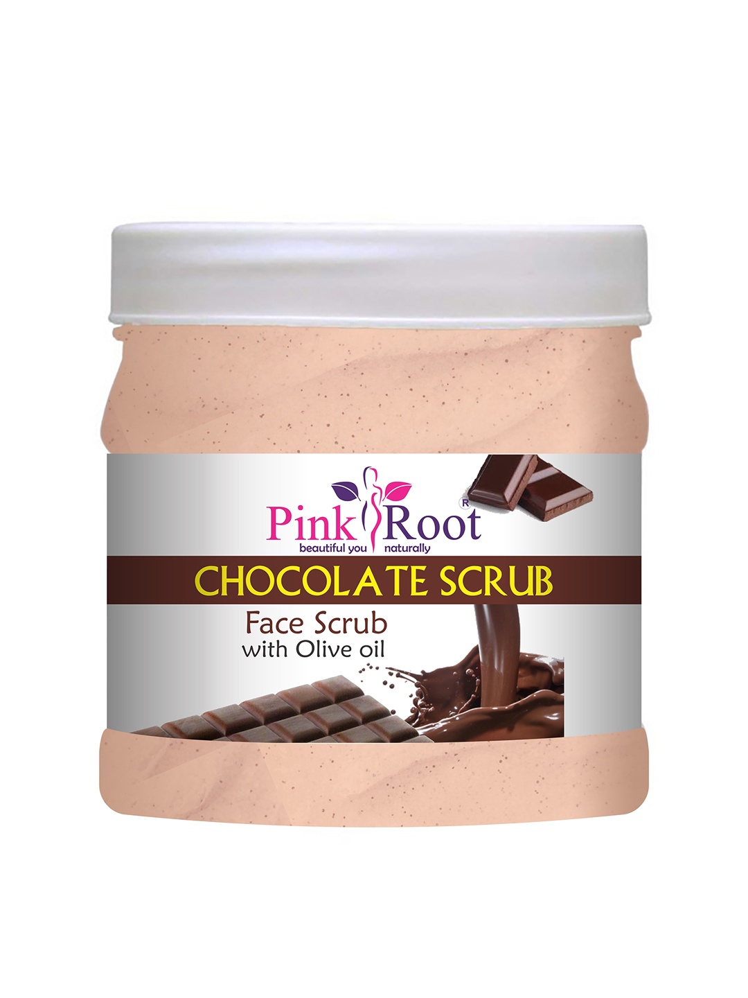 

Pink Root Chocolate Face Scrub - 500 ml, White