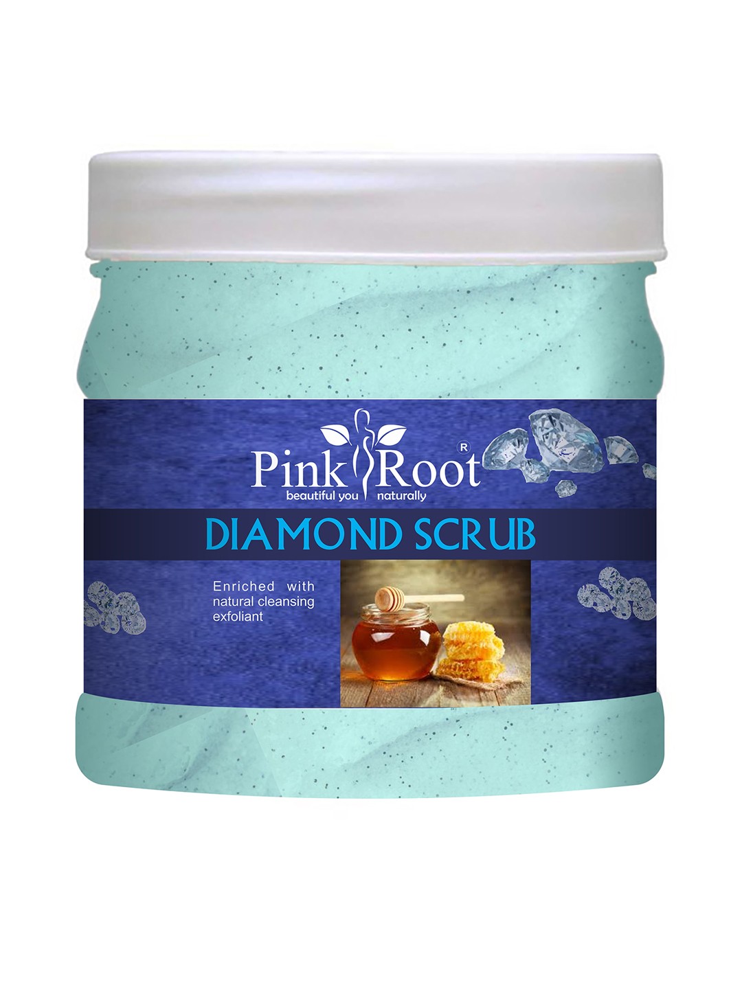 

Pink Root Diamond Scrub - 500 ml, White