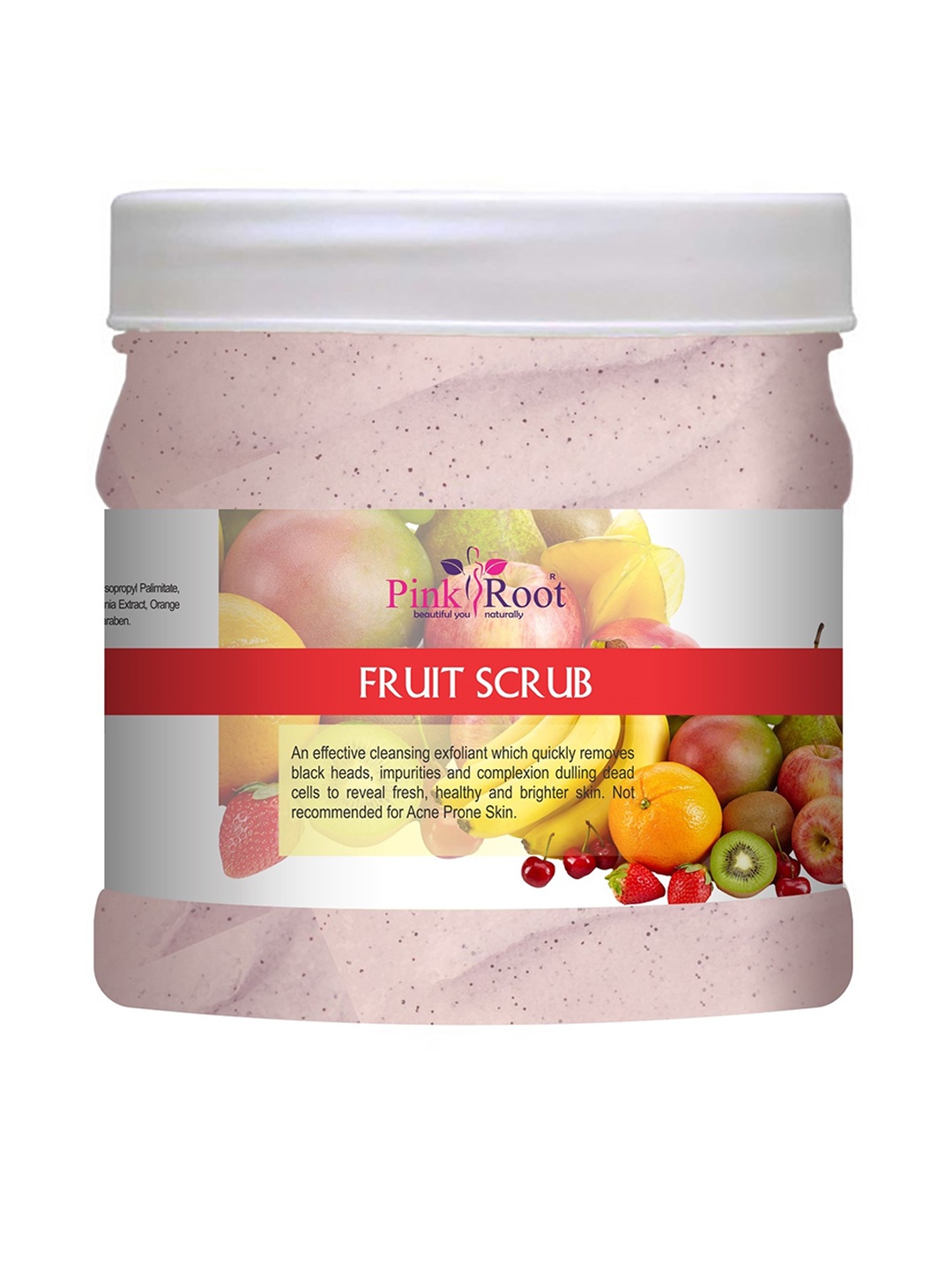 

Pink Root Mix Fruit Cream Scrub - 500 ml, White